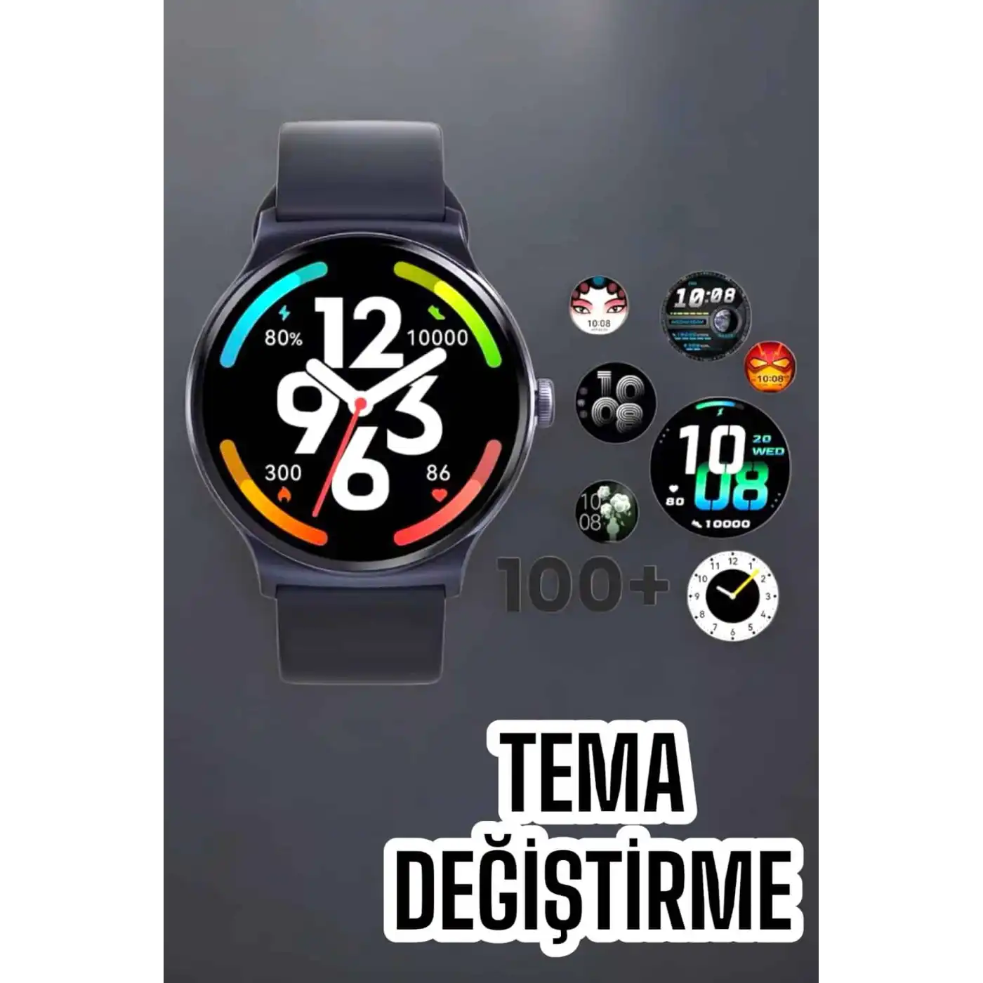 Akıllı Saat Sesli Görüşme Bluetooth Bağlantılı 3 Kordonlu