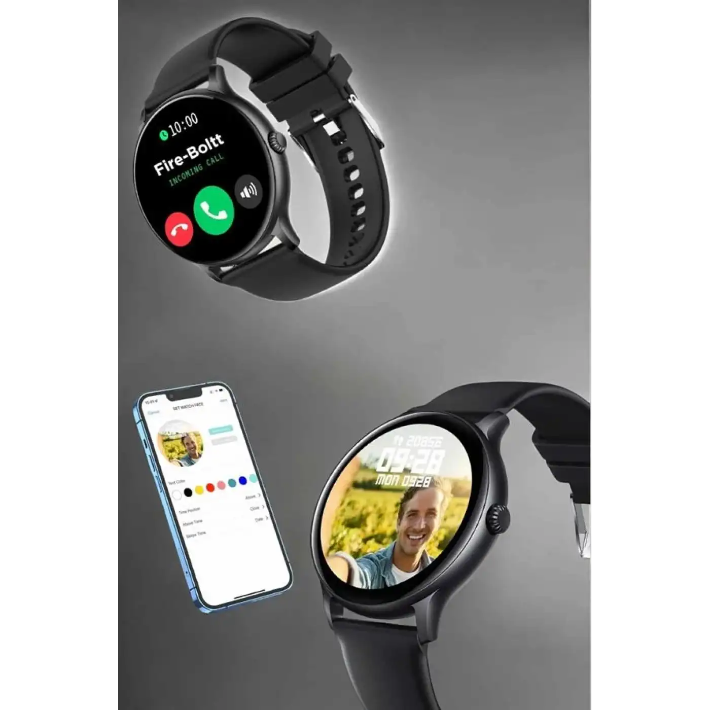 Akıllı Saat Sesli Görüşme Bluetooth Bağlantılı 3 Kordonlu