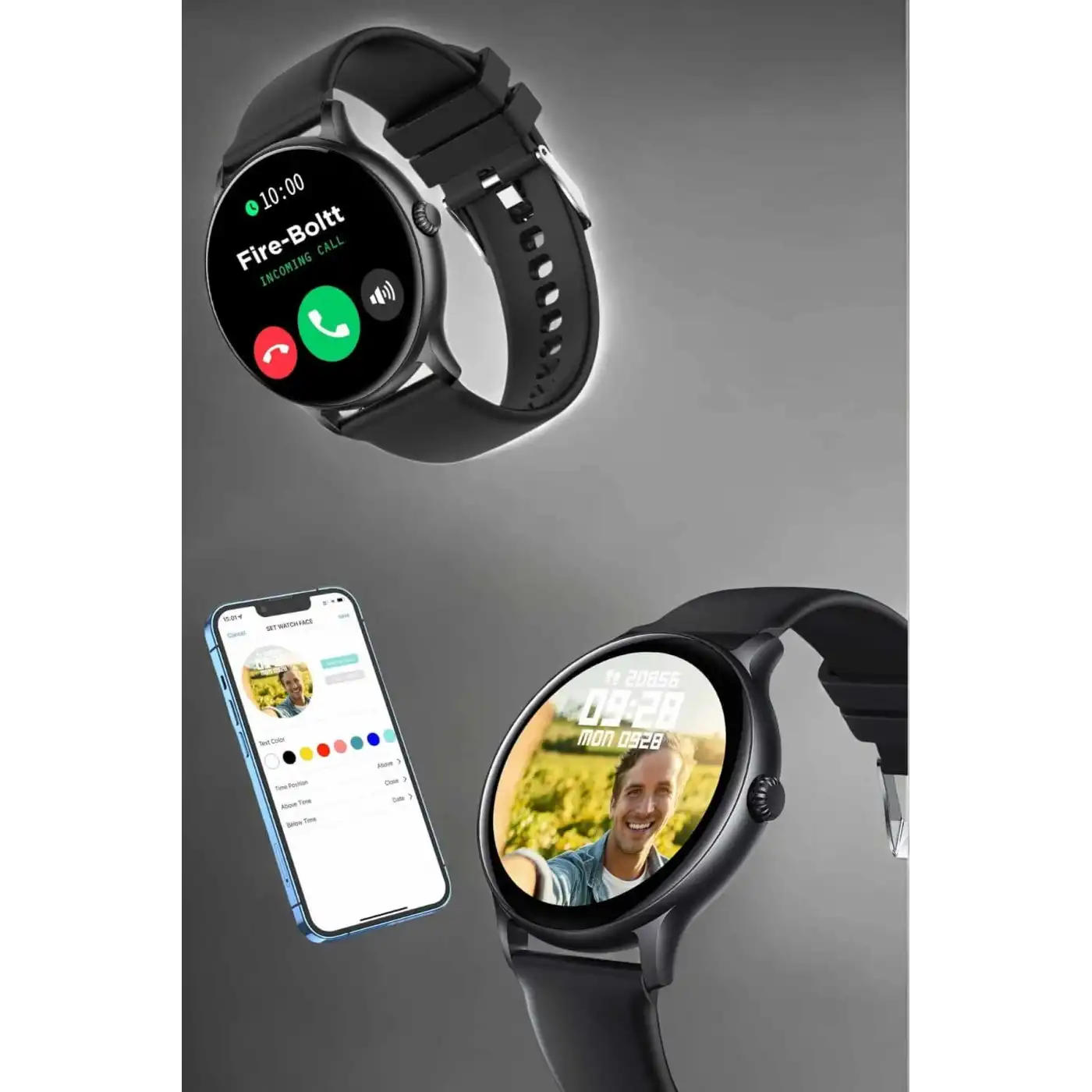 Akıllı Saat Sesli Görüşme Bluetooth Bağlantılı 3 Kordonlu