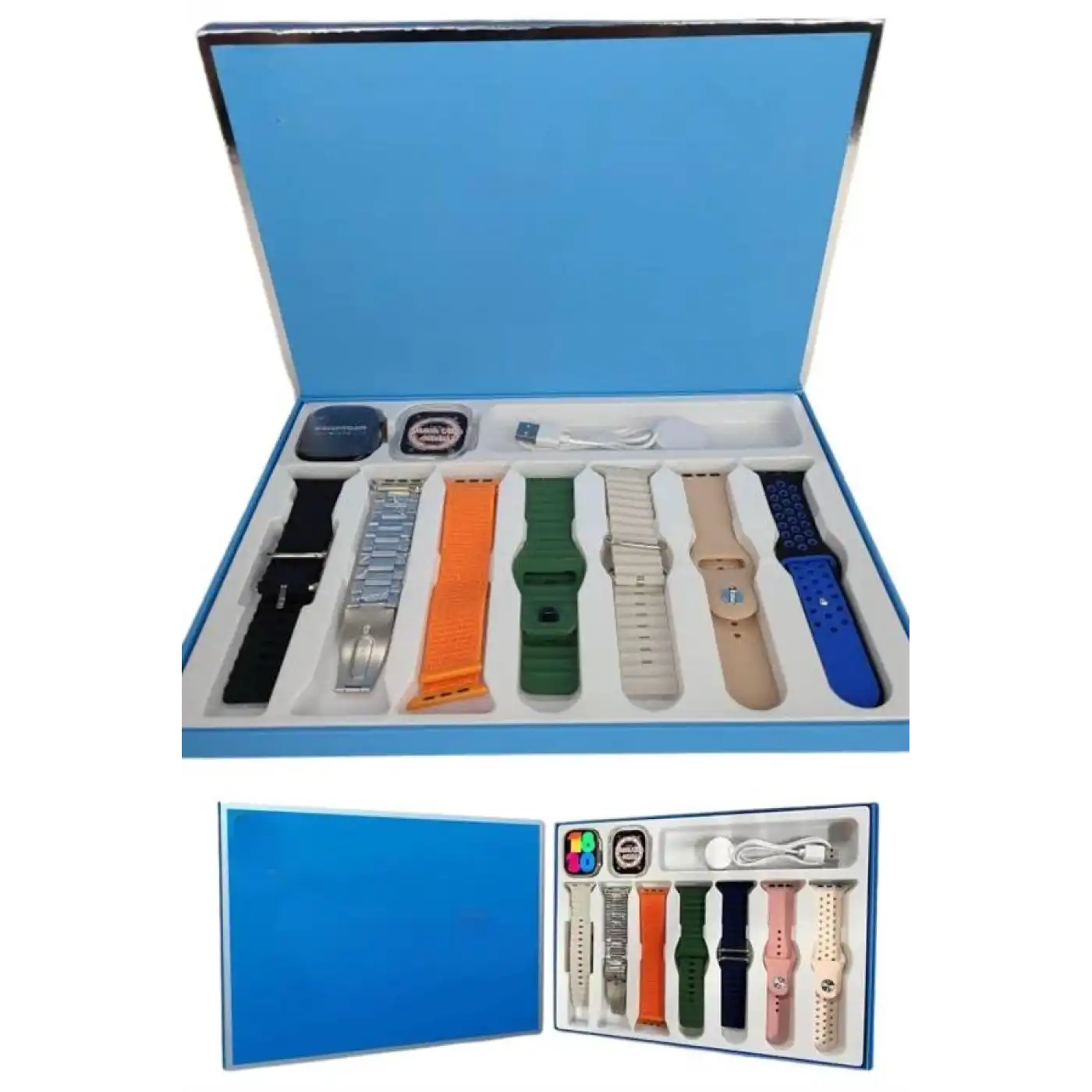 Akıllı Saat Unisex Akıllı Saat Çoklu Kordon Seçeneği Çelik Kordon Plastik Kordon Yeni Nesil