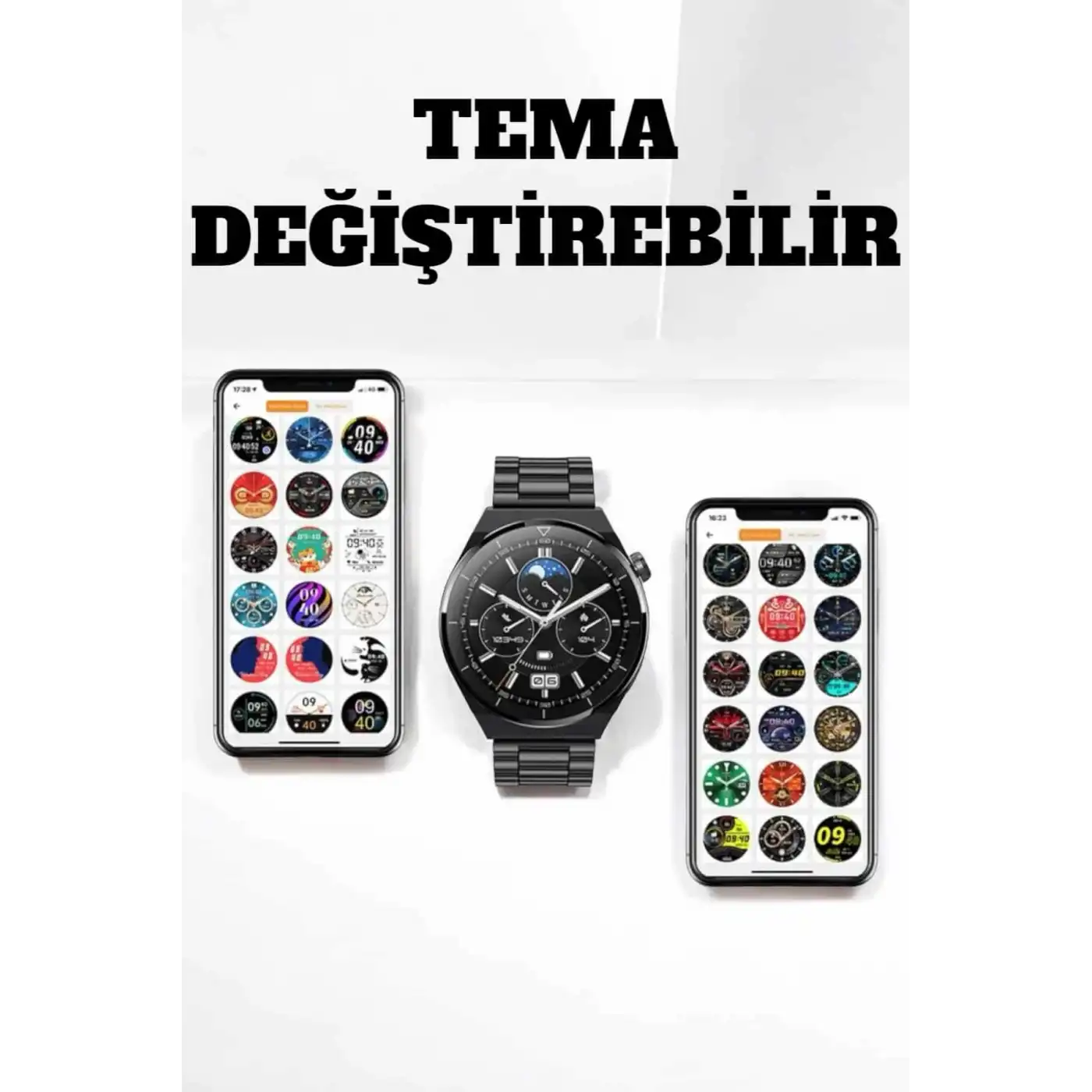 Akıllı Saat Uyku Ve Sağlık Takibi Bildirim Görme Arama Cevaplama