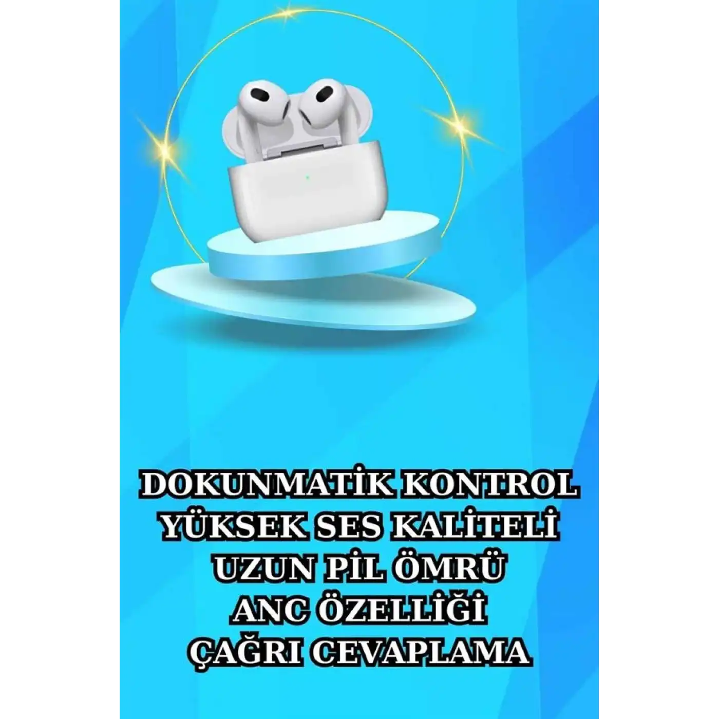 Akıllı Saat ve Kulaklık Seti Bildirim Görme Arama Cevaplama ANC Özelliği