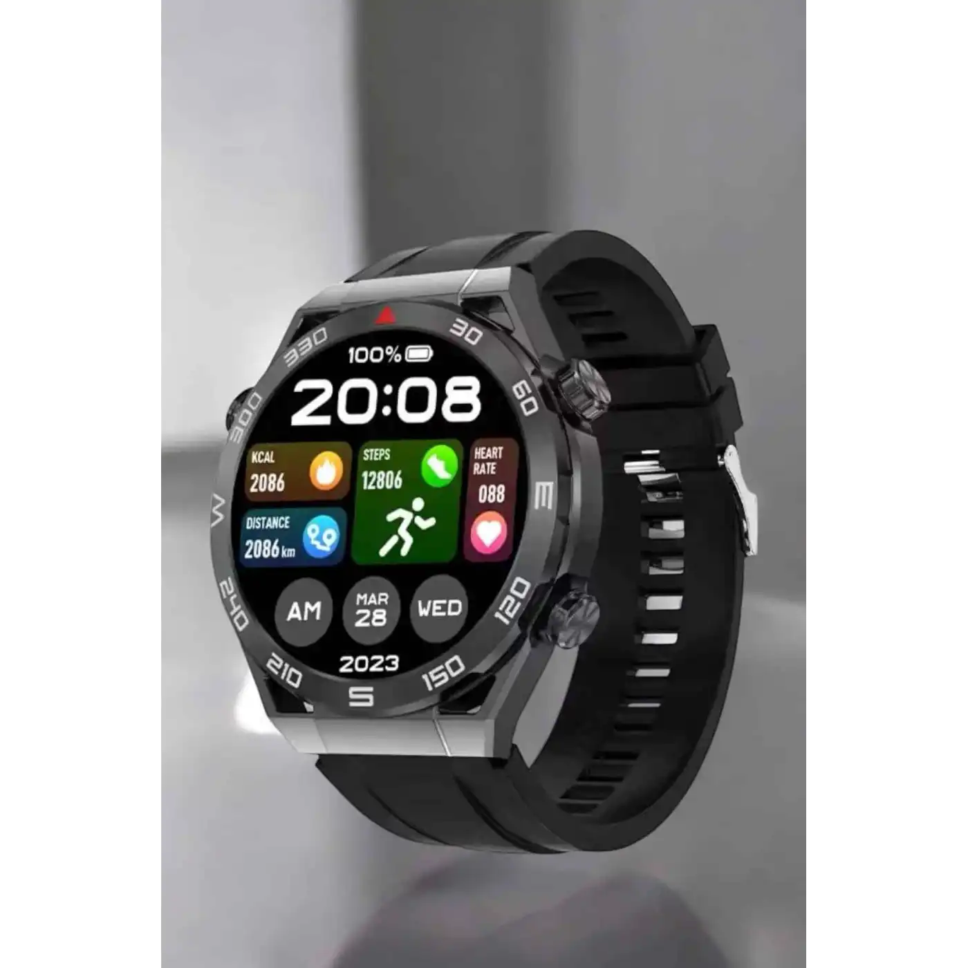 Akıllı Saat Yeni Nesil 2024 Model Metal Kordonlu Bluetooth Bağlantılı