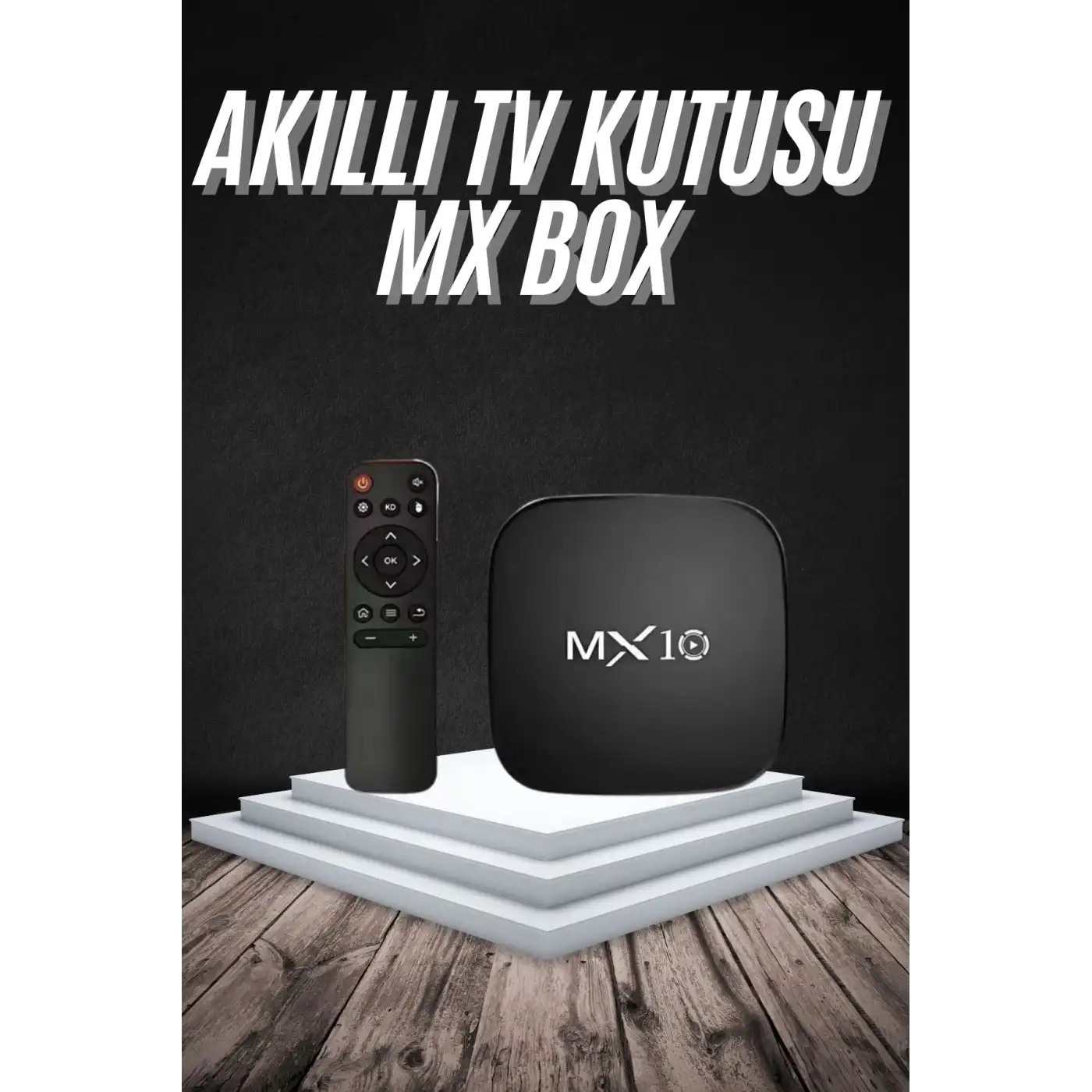 Akıllı TV kutusu Mx Box Android 7.1 TV kutusu 2.4G Wifi