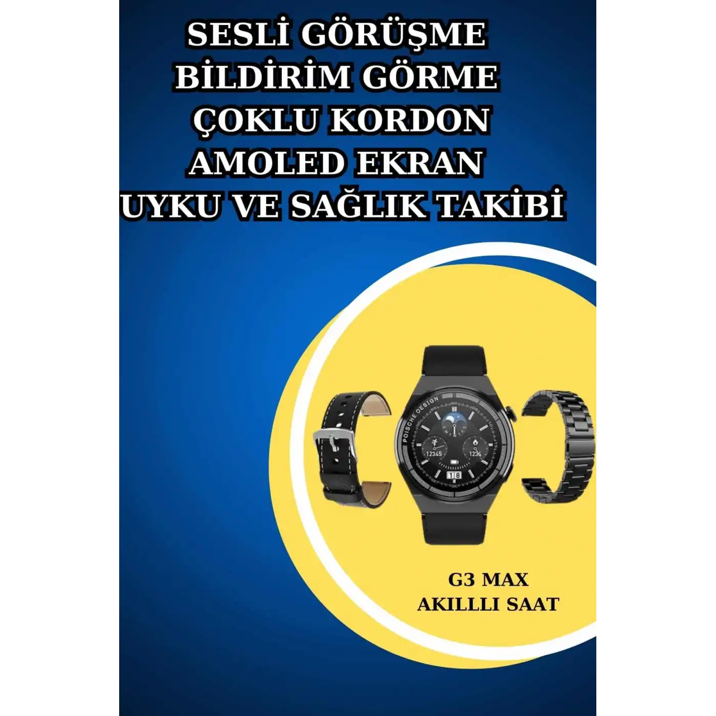 Aksesuar Hediyeli Akıllı Saat ve Dijital Göstergeli Powerbankli Bluetooth Kulaklık