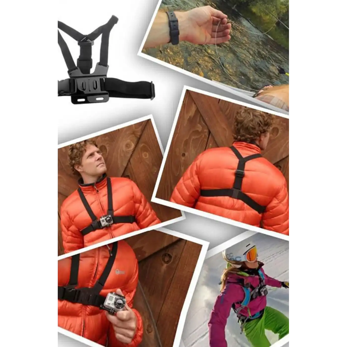 Aksiyon Kamerası Göğüse Sabitleme Kemeri