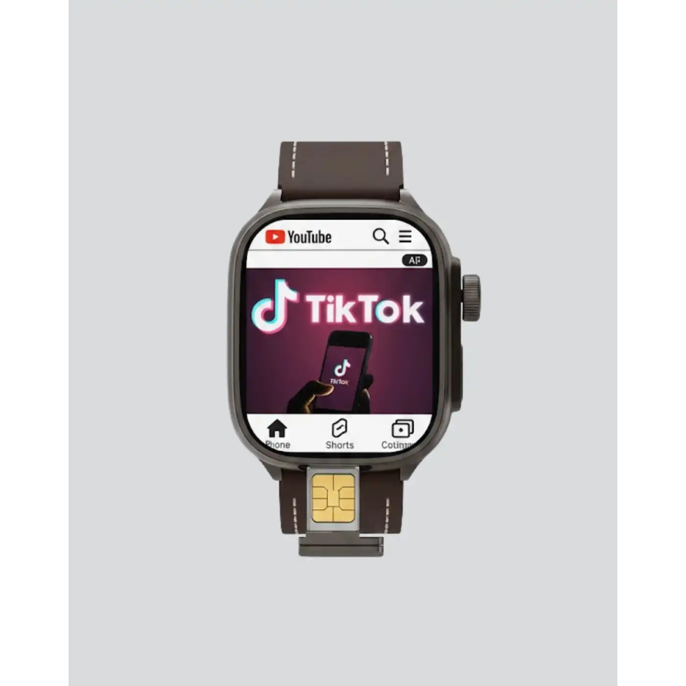 AMOLED Ekranlı Akıllı Saat WhatsApp TikTok YouTube