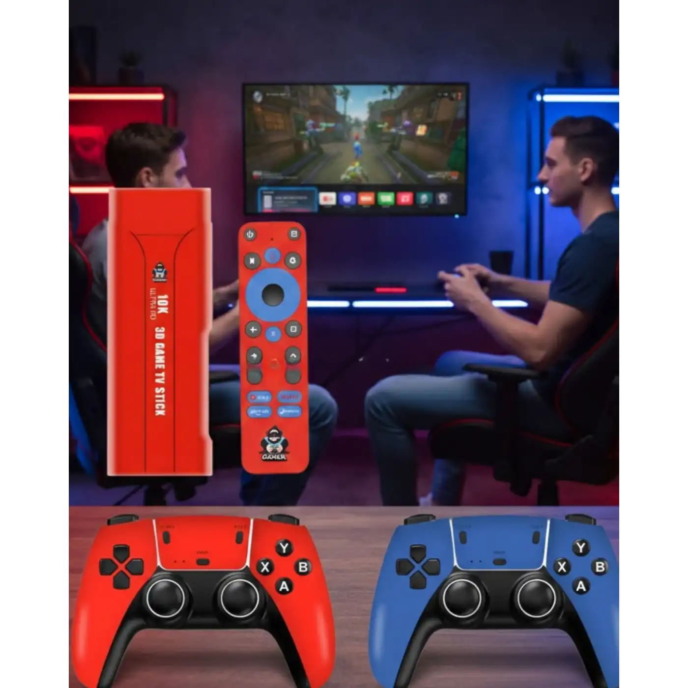 Android 10K HD TV Oyun Konsolu 64GB 5G WiFi Destekli