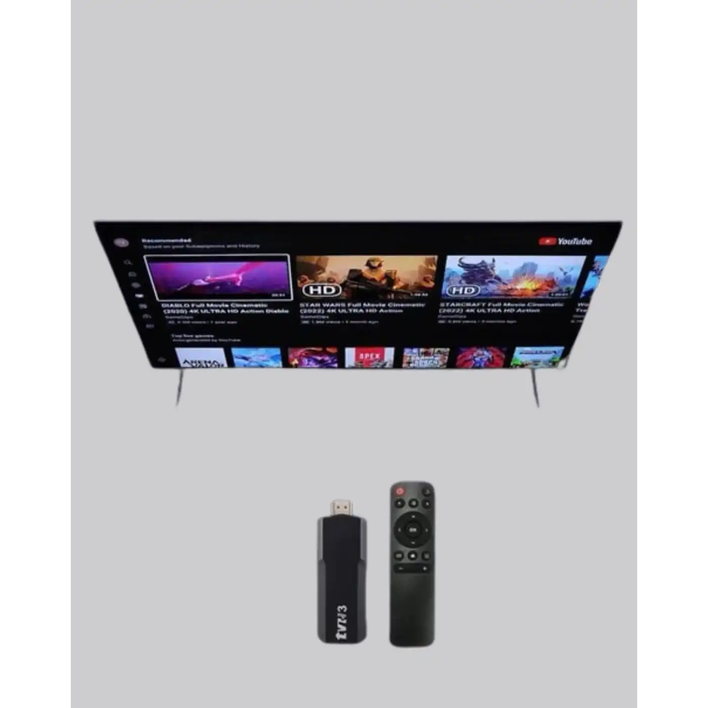Android TV Stick 2GB RAM 16GB Depolama Kapasiteli