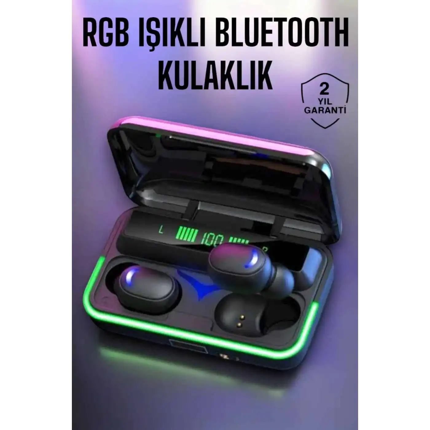 Android Ve İOS Uyumlu Bluetooth Bağlantılı Powerbankli Kulaklık