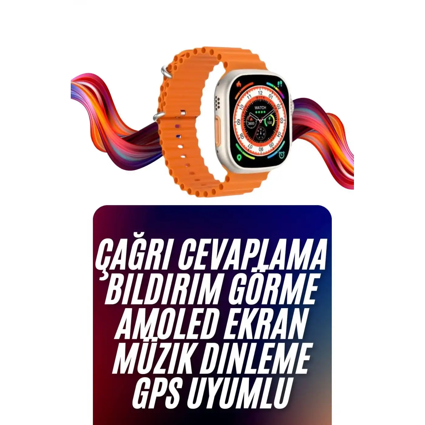 Android ve İOS Uyumlu Uyku ve Sağlık Takibi Yapabilen 3 Kordonlu Akıllı Saat