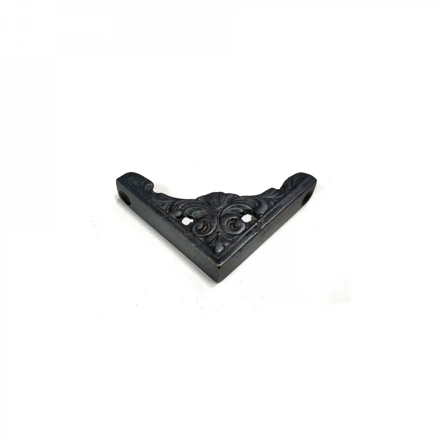 Antika Tarz Dekoratif Pirinç Köşe Süsü - 58x58 Mm, Oksit