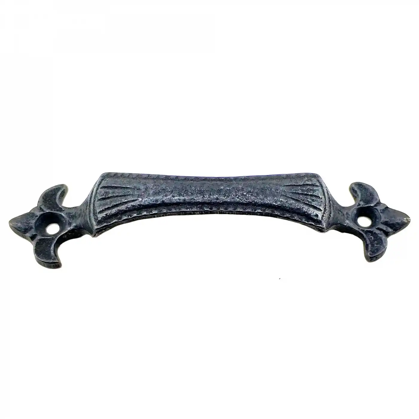 Antika Tarz Dekoratif Pirinç Lale Mobilya Kulbu - 27x115 Mm, Oksit