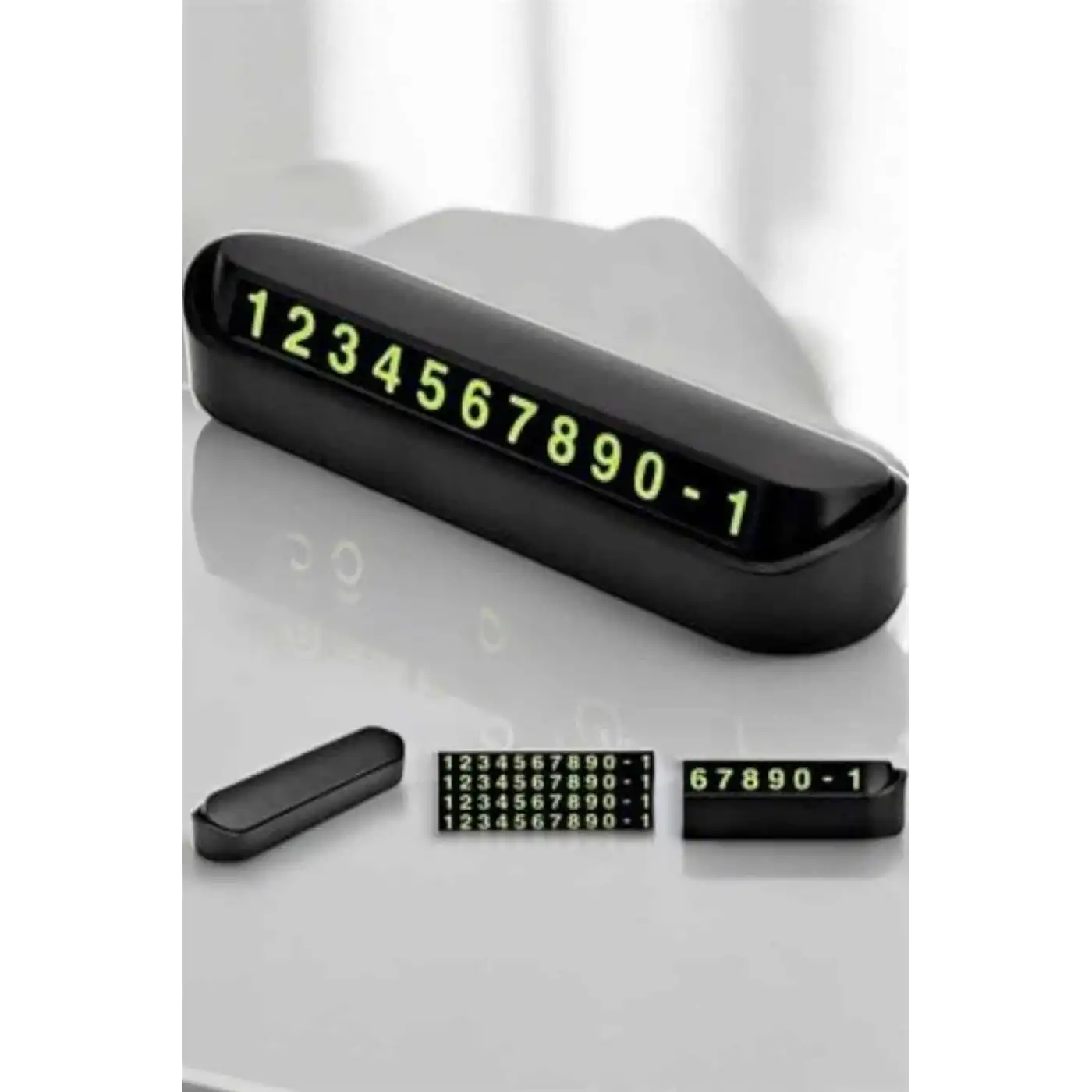 Araba Park Numaratörü Araç İçi Numaralık Değiştirilebilir Çevirmeli Mini