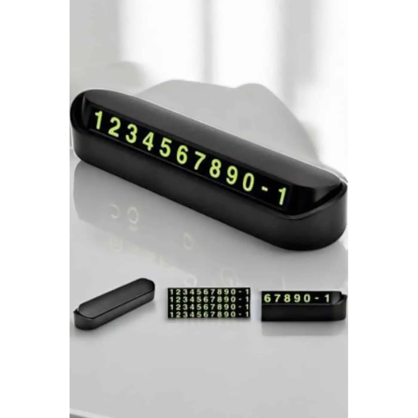 Araba Park Numaratörü Araç İçi Numaralık Değiştirilebilir Çevirmeli Mini