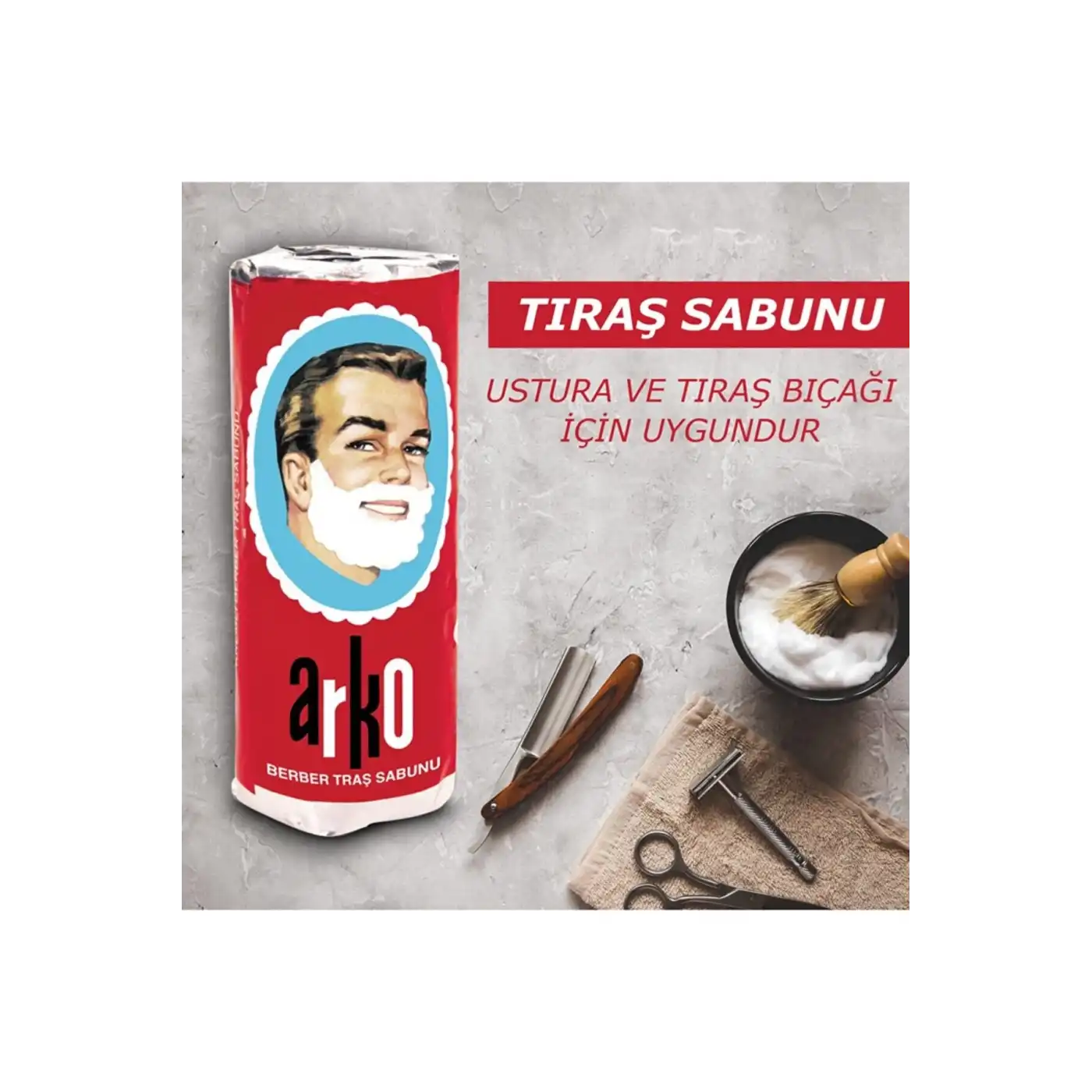 Arko 12li Tıraş Sabunu 12x75 Gr