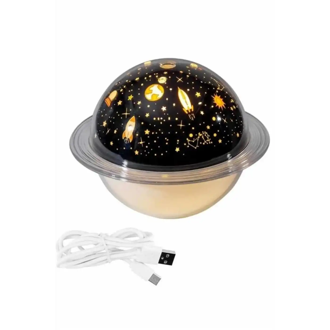 Aromaterapi Hava Nemlendirici Gece Lambası Uzay Model Satürn Oda Kokusu