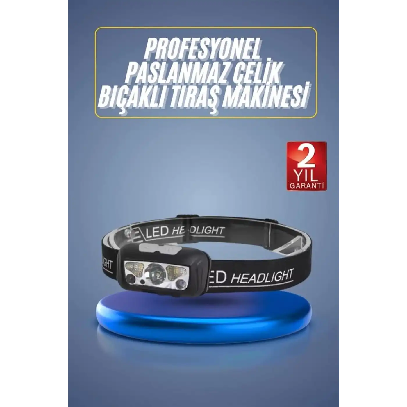 Ayarlanabilir Kafa Lambası Type-C Şarjlı Kompakt Kamp Lambası