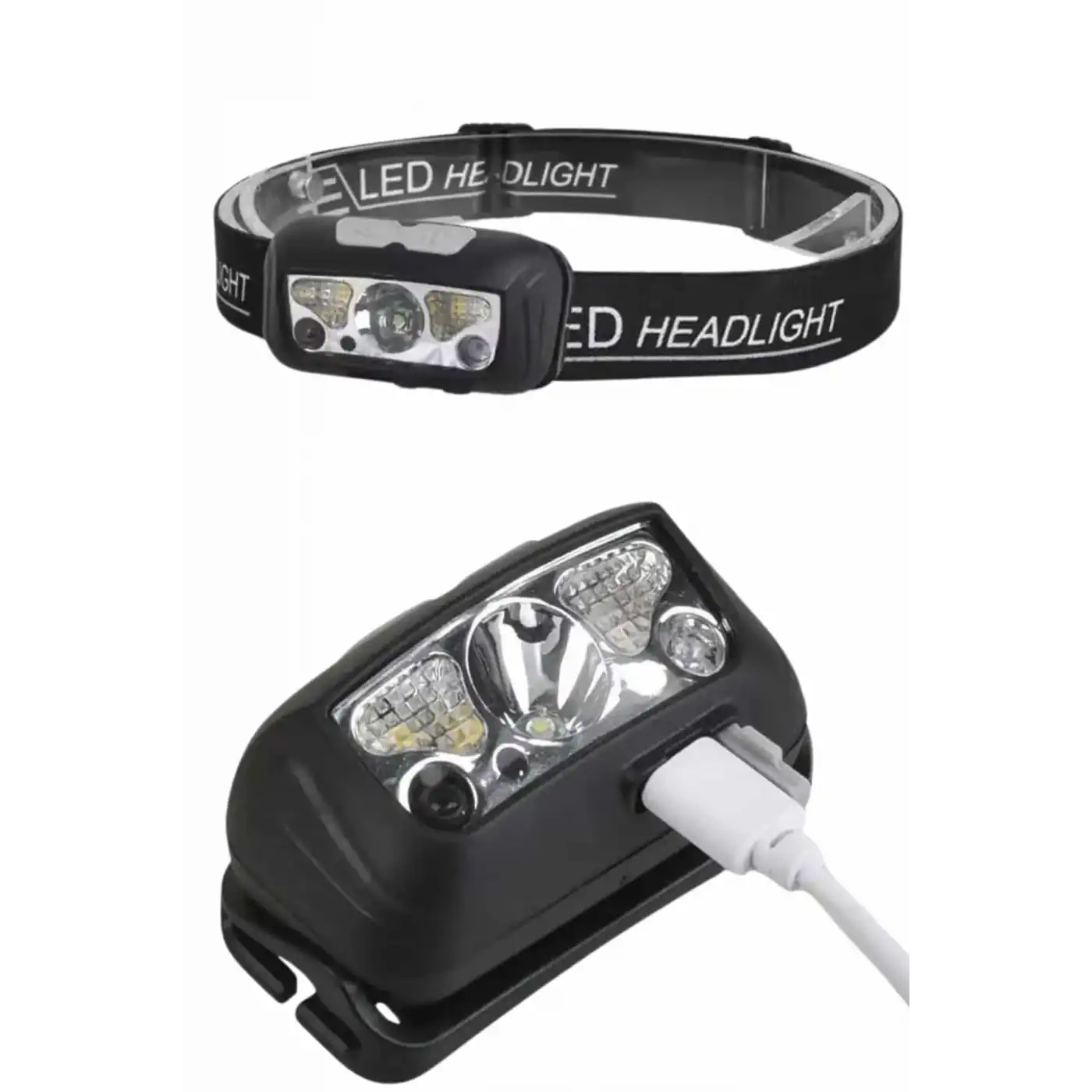 Ayarlanabilir Kafa Lambası Type-C Şarjlı Kompakt Kamp Lambası