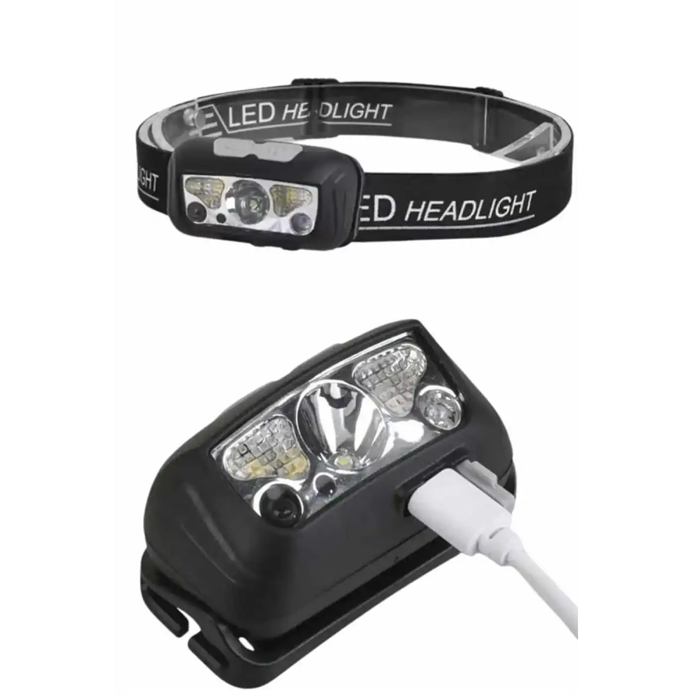 Ayarlanabilir Kafa Lambası Type-C Şarjlı Kompakt Kamp Lambası