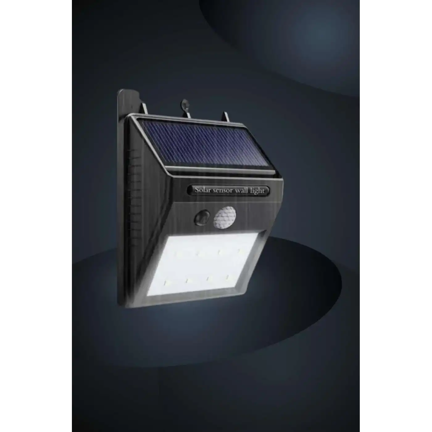 Bahçe Aydınlatma Sensörlü Güneş Enerjili Duvar Lambası 40 Led Işık