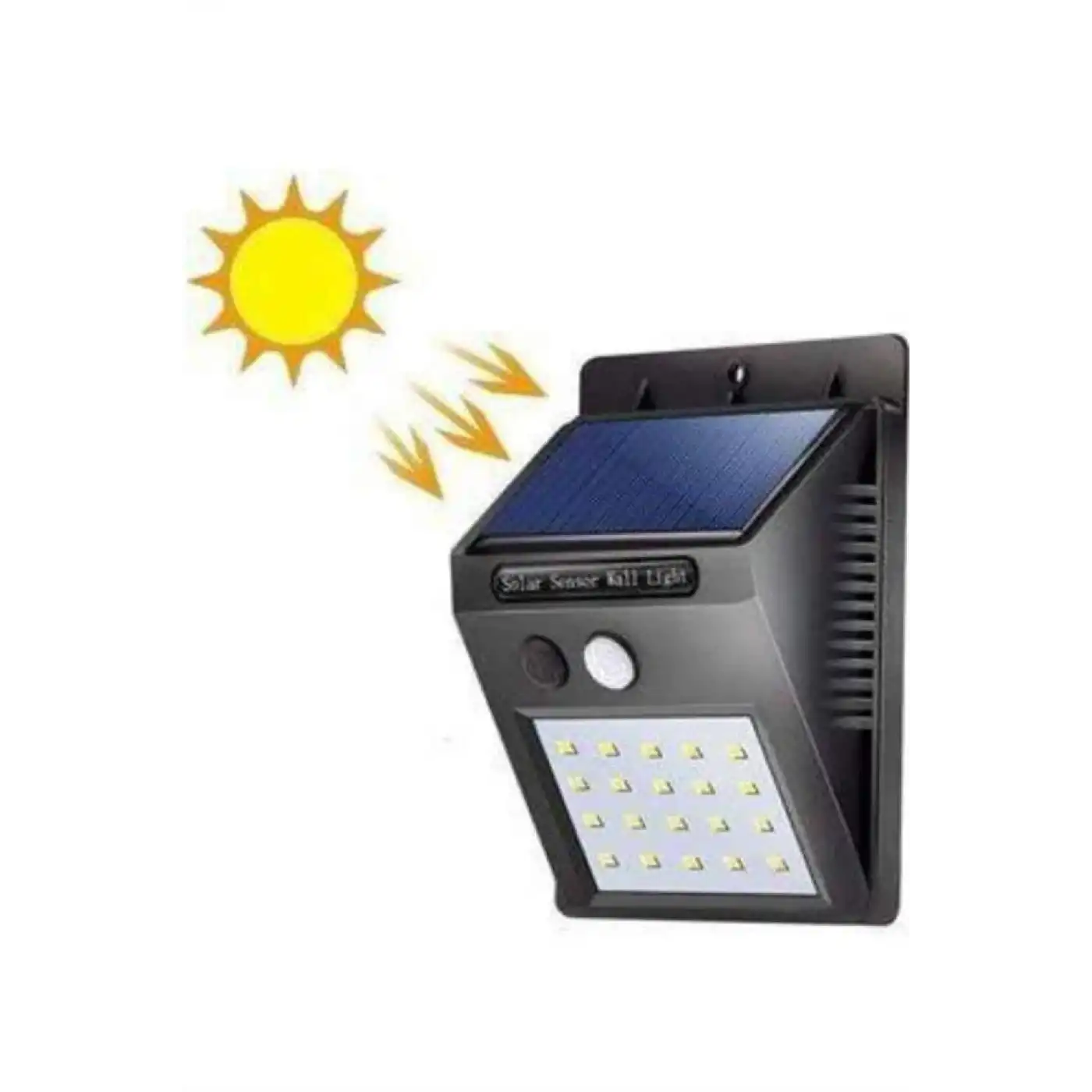 Bahçe Aydınlatması Güneş Enerjili Led Işık Lamba Sensörlü Dekoratif