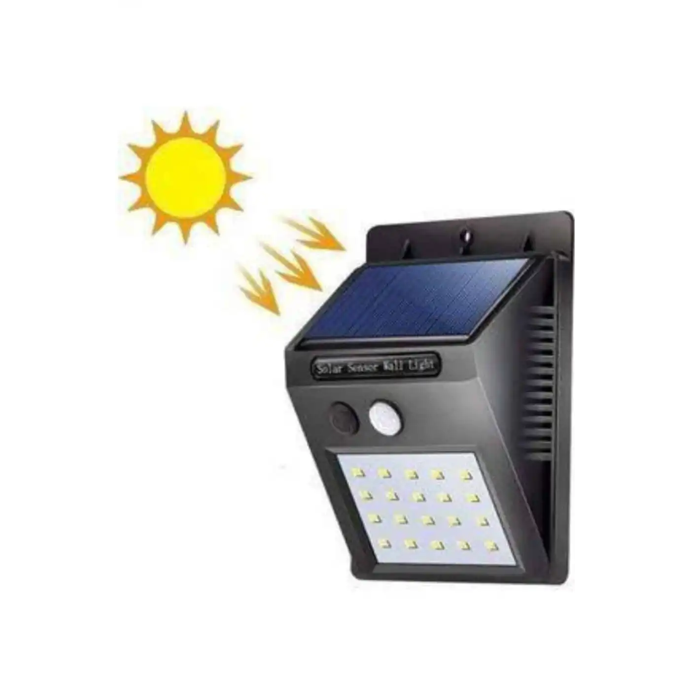 Bahçe Aydınlatması Güneş Enerjili Led Işık Lamba Sensörlü Dekoratif Yeni Nesil