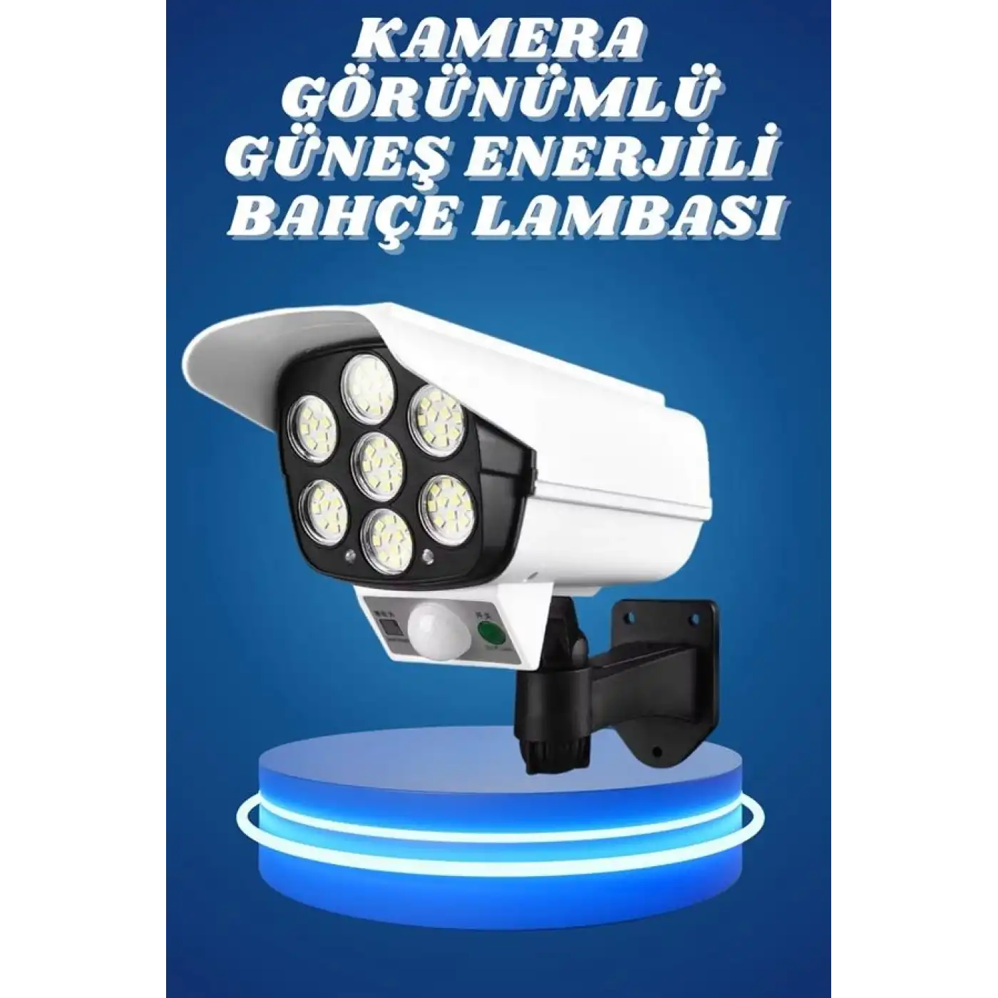 Bahçe Aydınlatması Hareket Sensörlü Led Aydınlatma Kamera Görünümlü