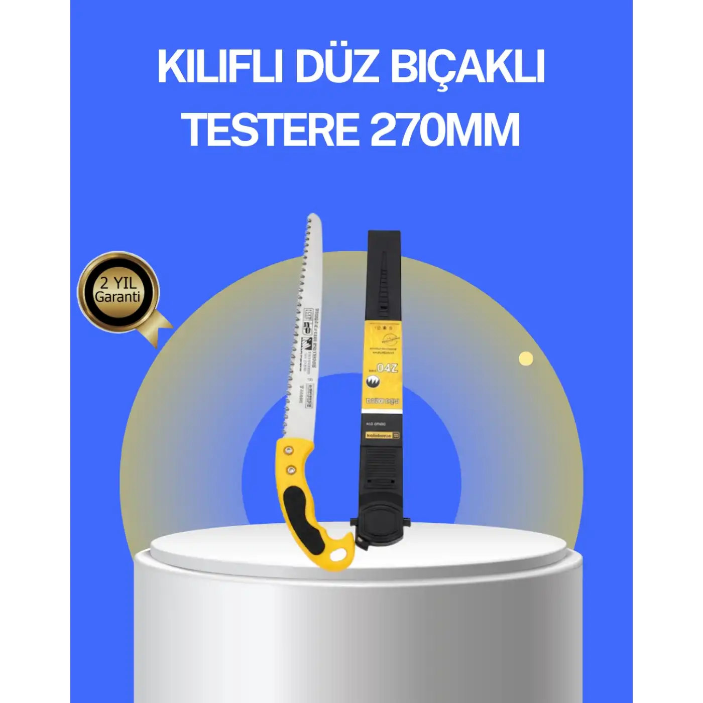 Bahçe ve Ağaç Budama Testeresi Ergonomik Saplı