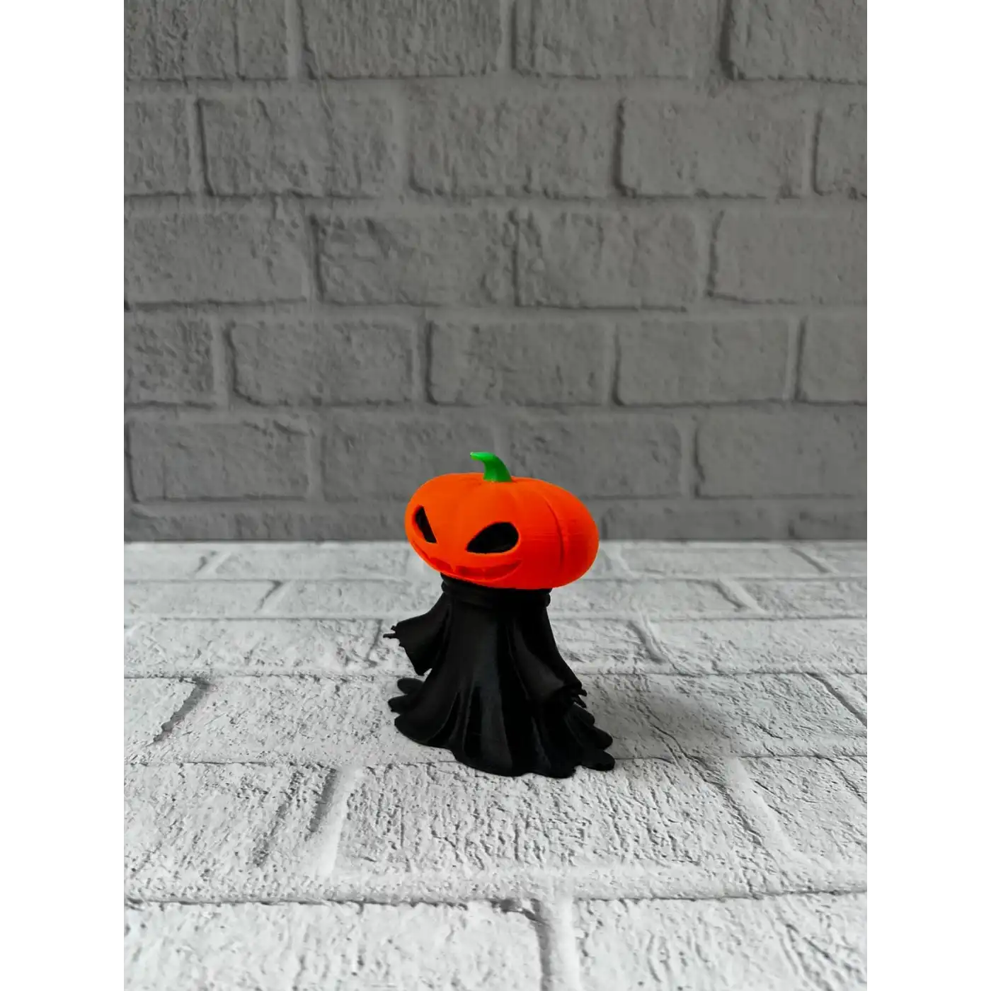 Balkabağı Figür 9cm Cadılar Bayramı Dekoratif Biblo