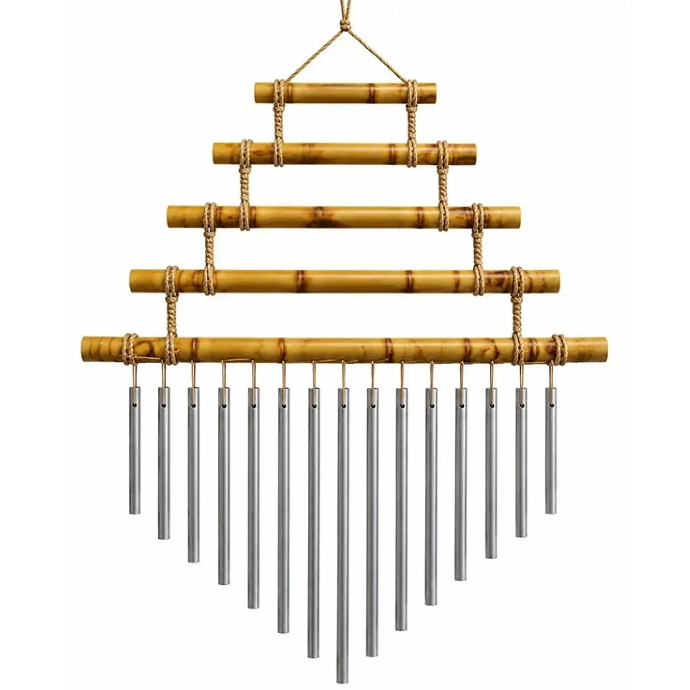 Bambu Metal Çubuklu Rüzgar Çanı No:1022