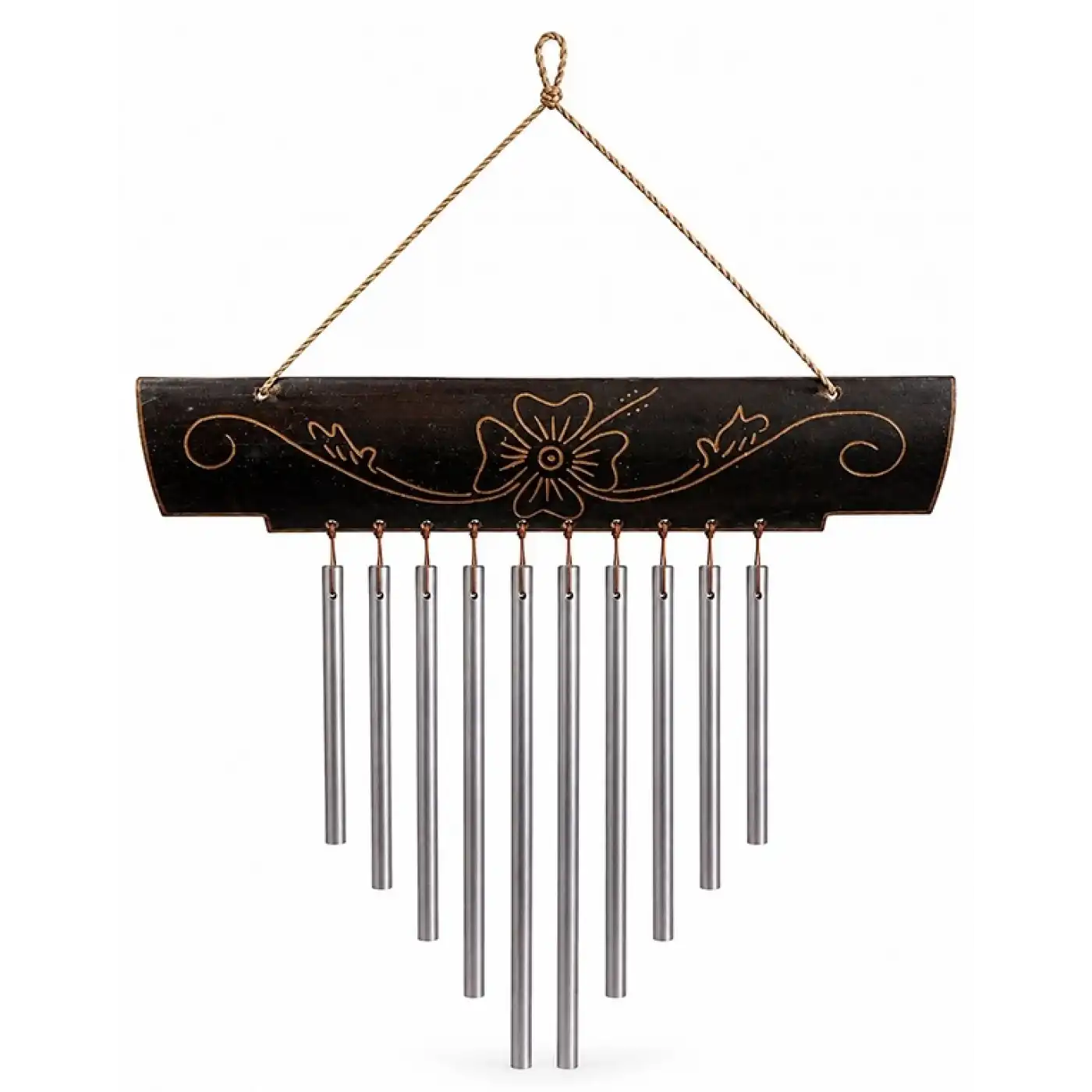 Bambu Metal Çubuklu Rüzgar Çanı No:1048