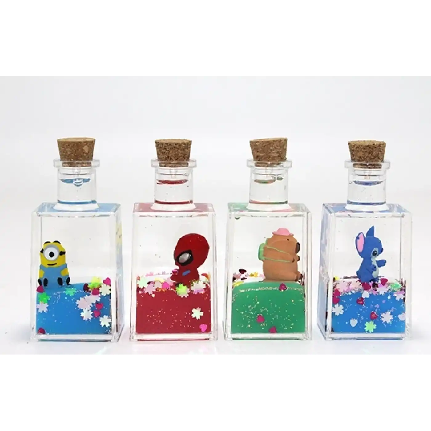 Batmayan Karekterler Figür Spiderman, Kapibara, Stitch, Minion  Alk5275