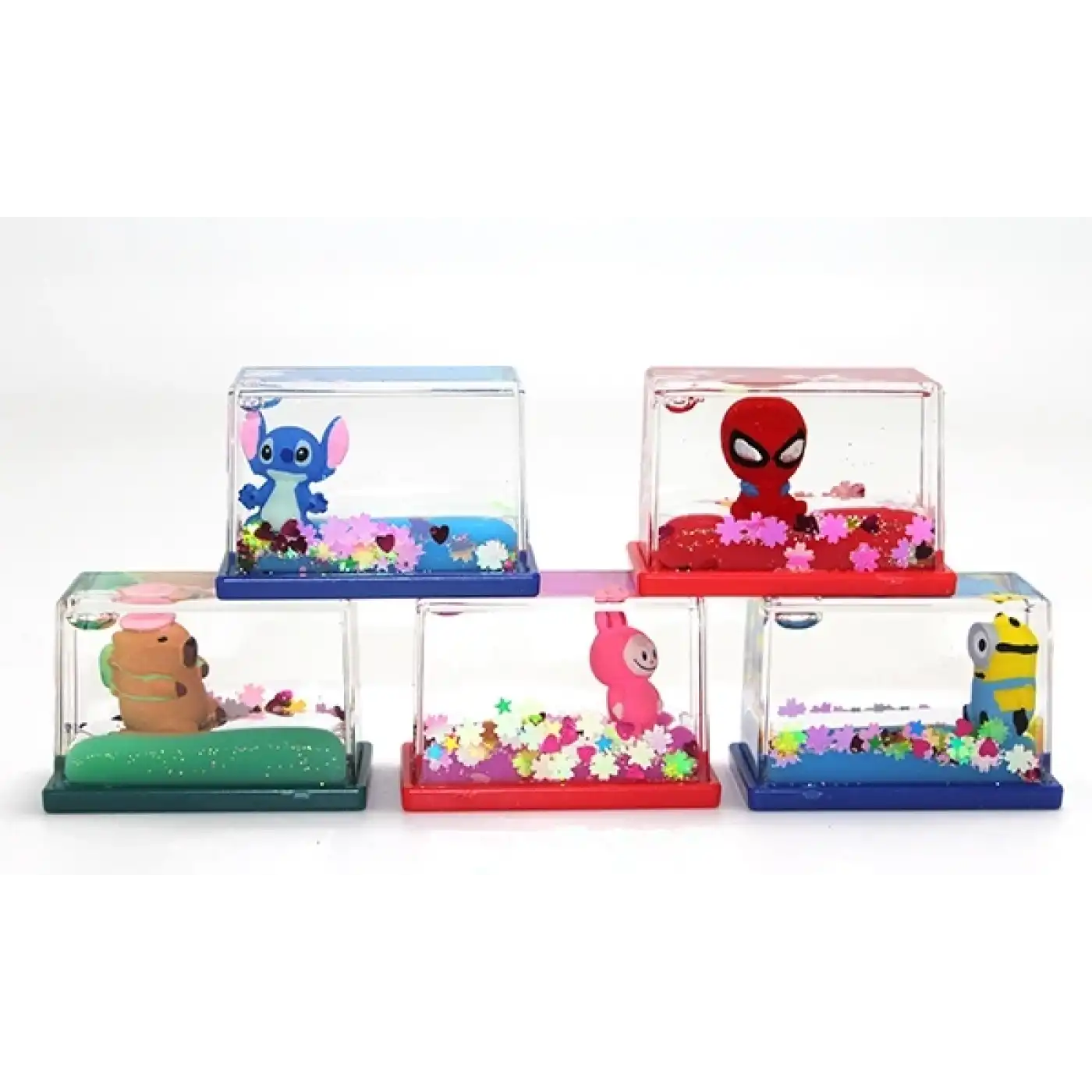 Batmayan Karekterler Figür Spiderman, Labubu,kapibara, Stitch, Minion  Alk5276