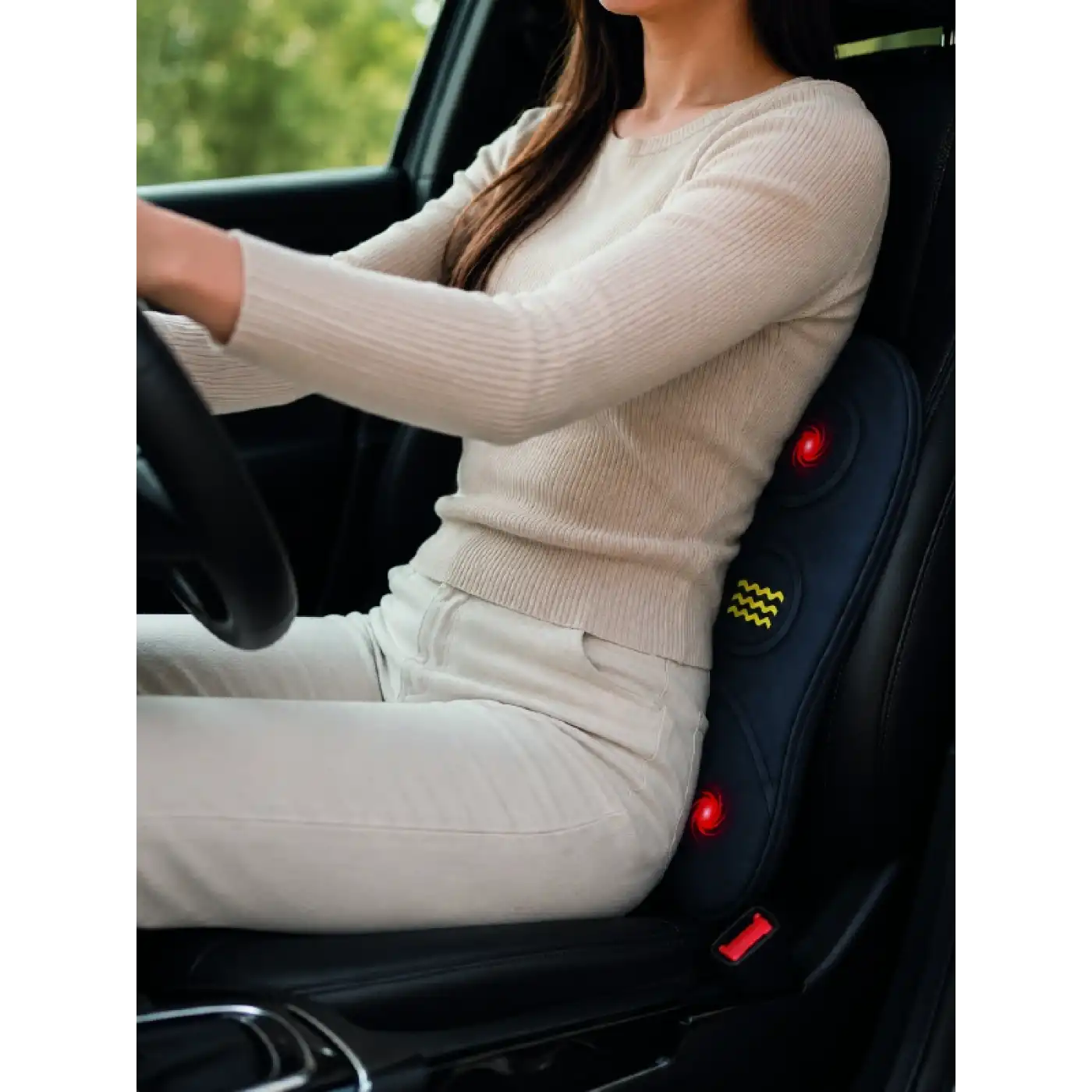 Bel Destek Minderi Isıtmalı Masaj Özellikli Günlük Kullanım