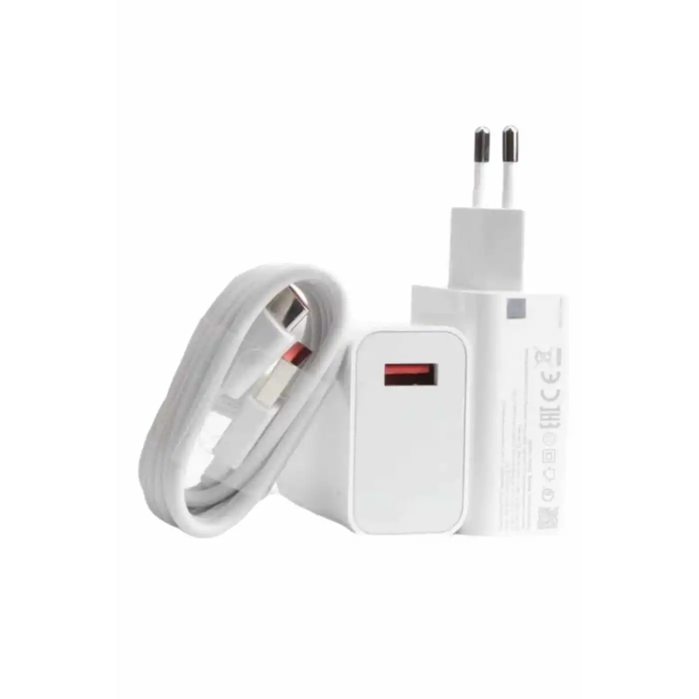 Beyaz Ultra Plus Hızlı Şarj Seti Şarj Adaptörü ve Kablosu 67W