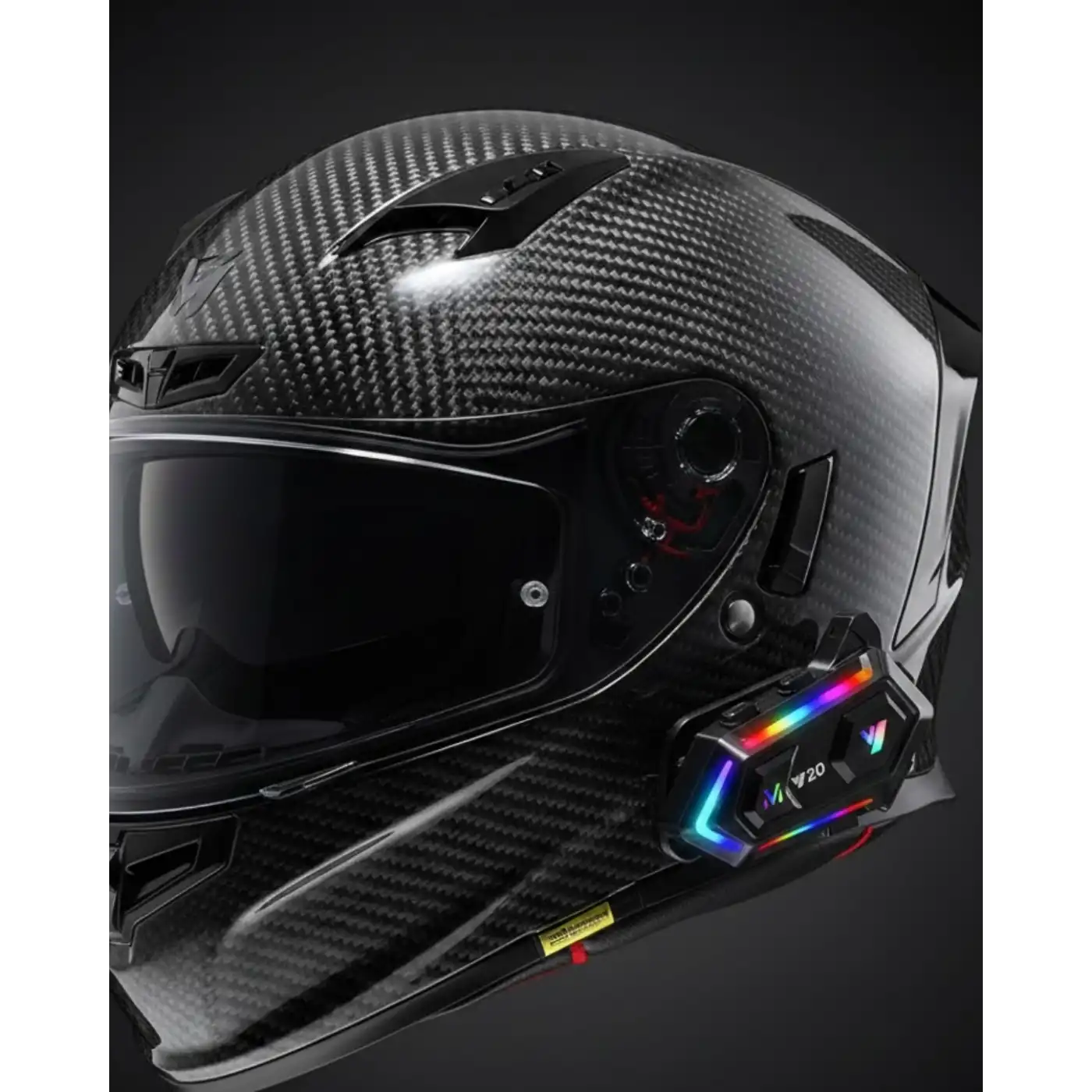 Bluetooth 5.3 Gürültü Engelleyici Kask İçi Intercom 25 Saat Kullanım