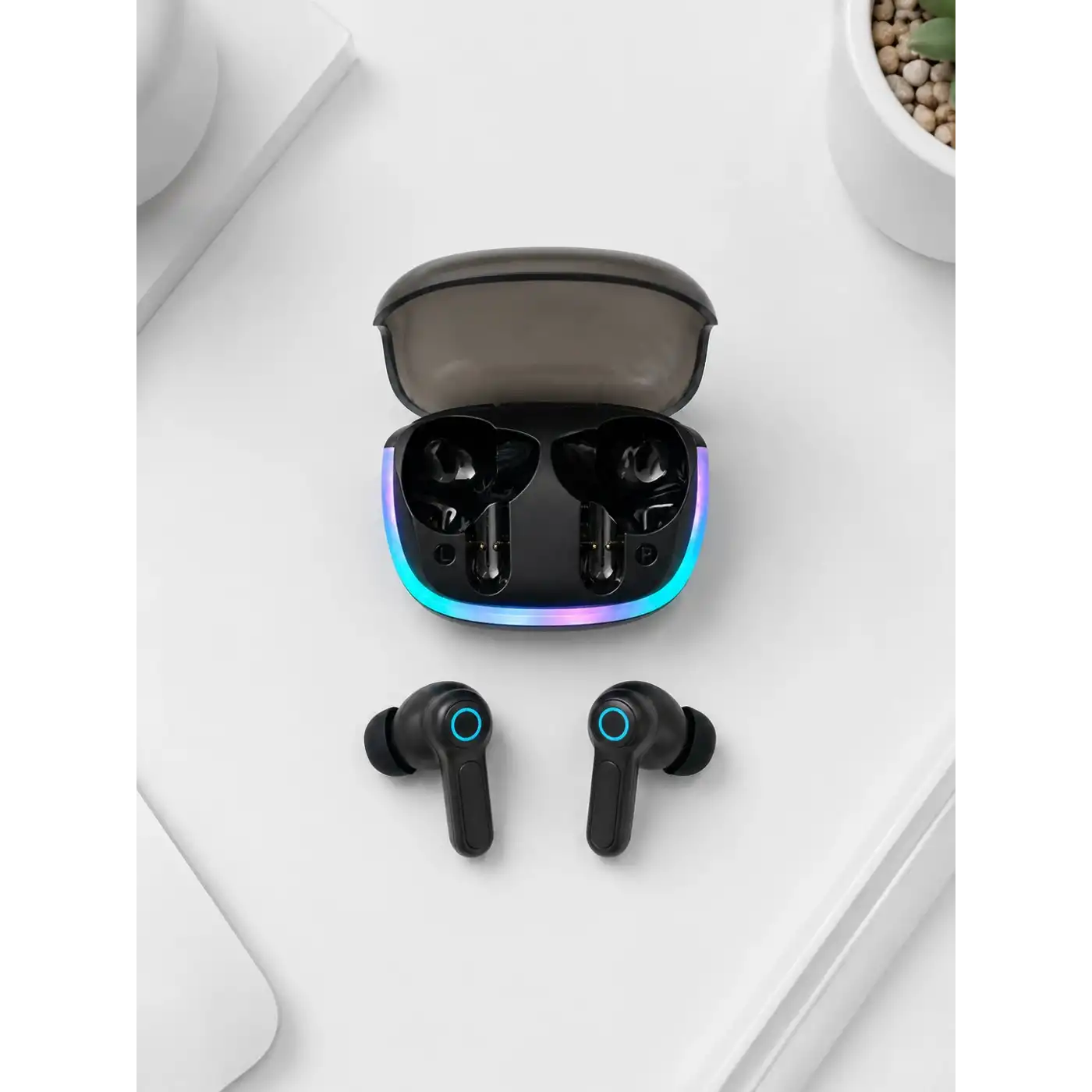 Bluetooth 5.4 Kablosuz KulaklıkQuad ENC Mikrofonlu TWS Kulaklık