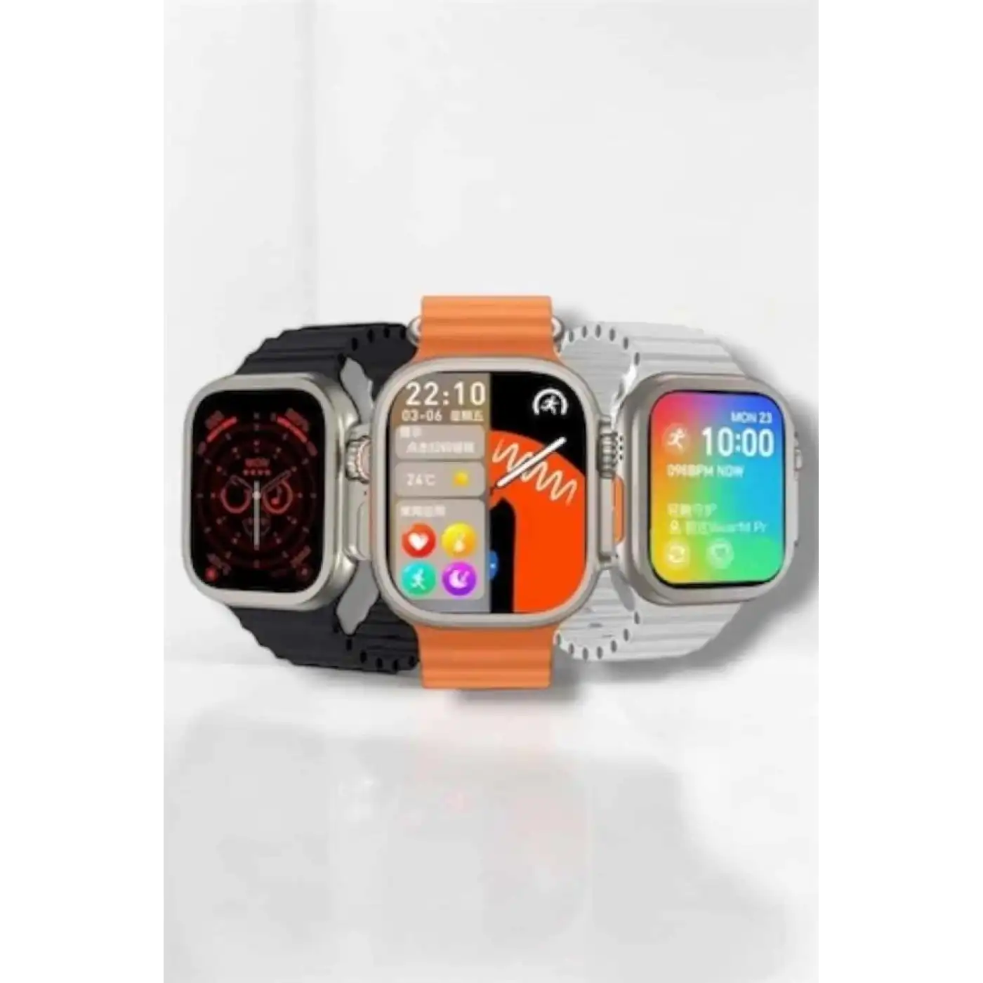 Bluetooth Bağlantılı Nabız, Kan Basıncı, Oksijen Ölçer Akıllı Saat