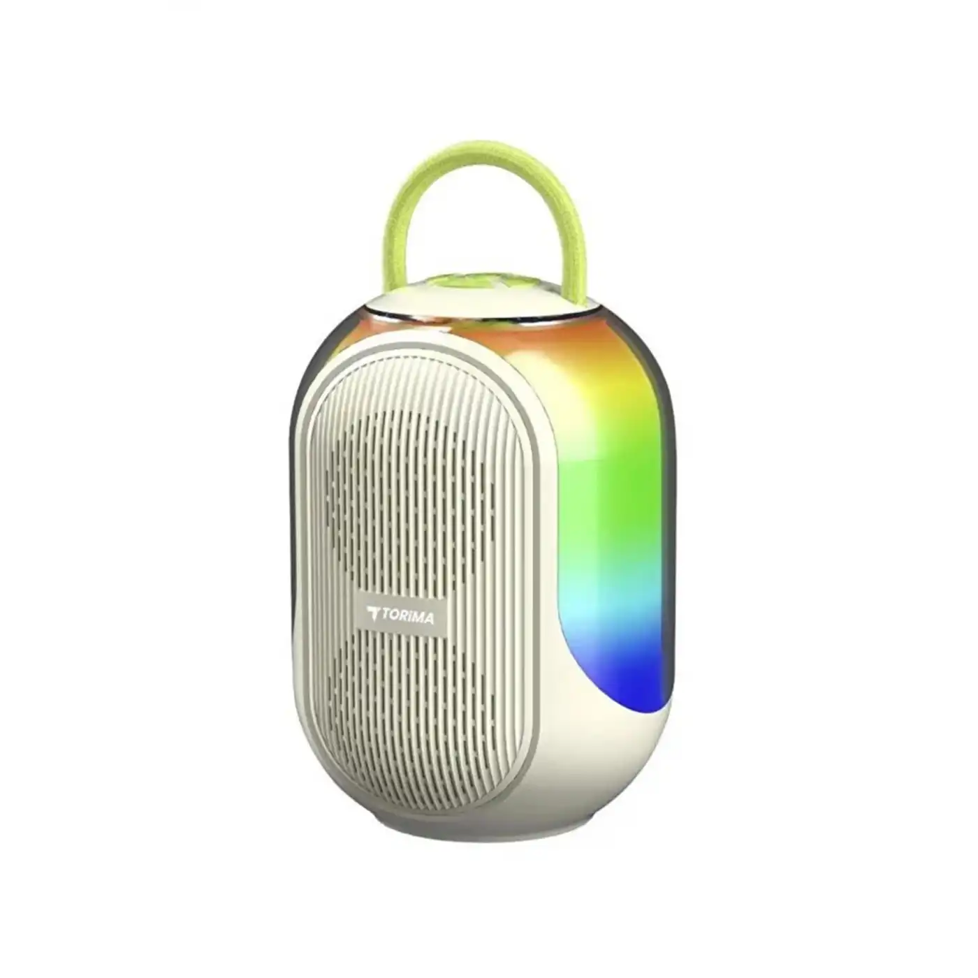 Bluetooth Hoparlör Çift Mikrofonlu Kablosuz Parti Speaker Beyaz