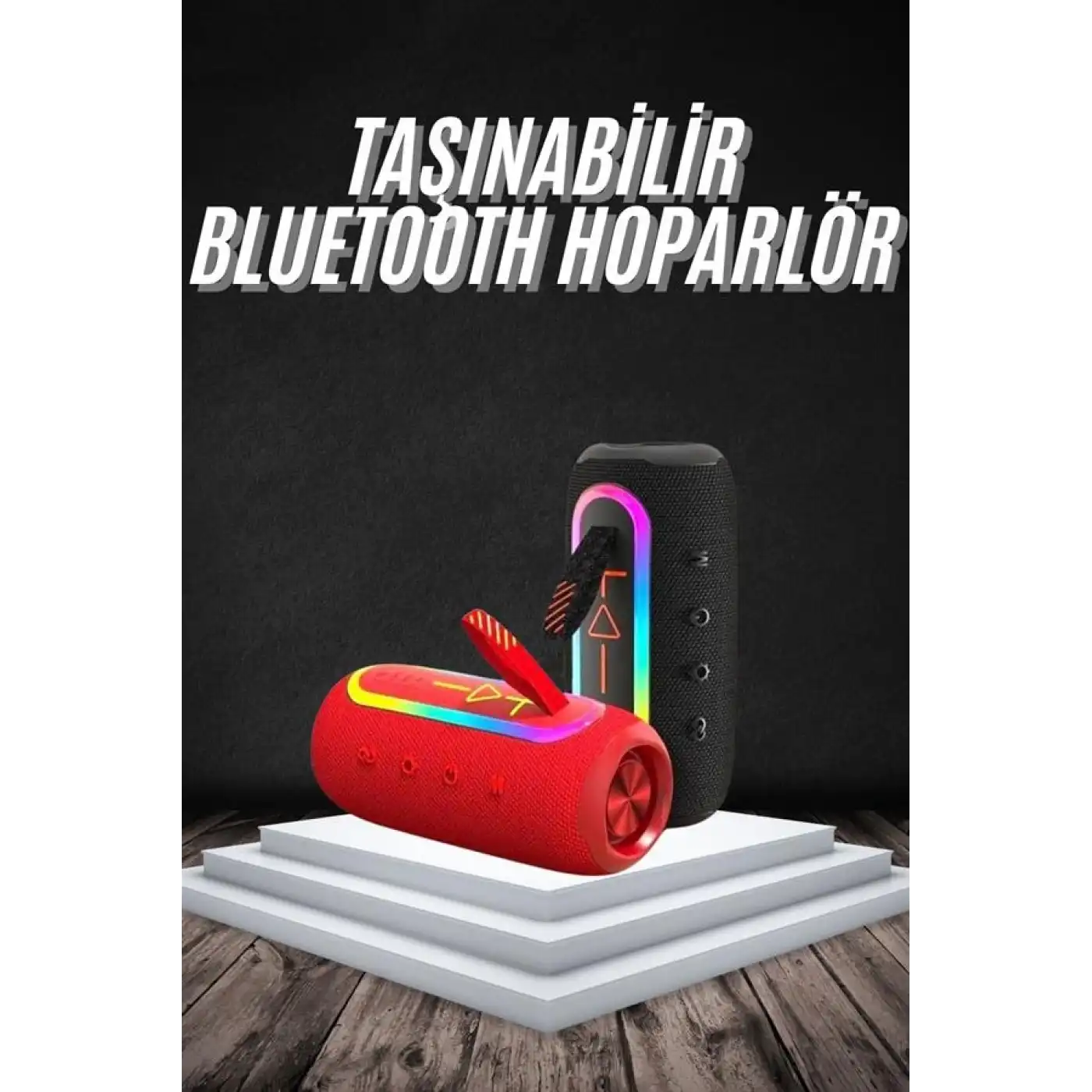 Bluetooth Hoparlör USB Şarjlı Uzun Pil Ömrü Android ve İOS Uyumlu Renkli