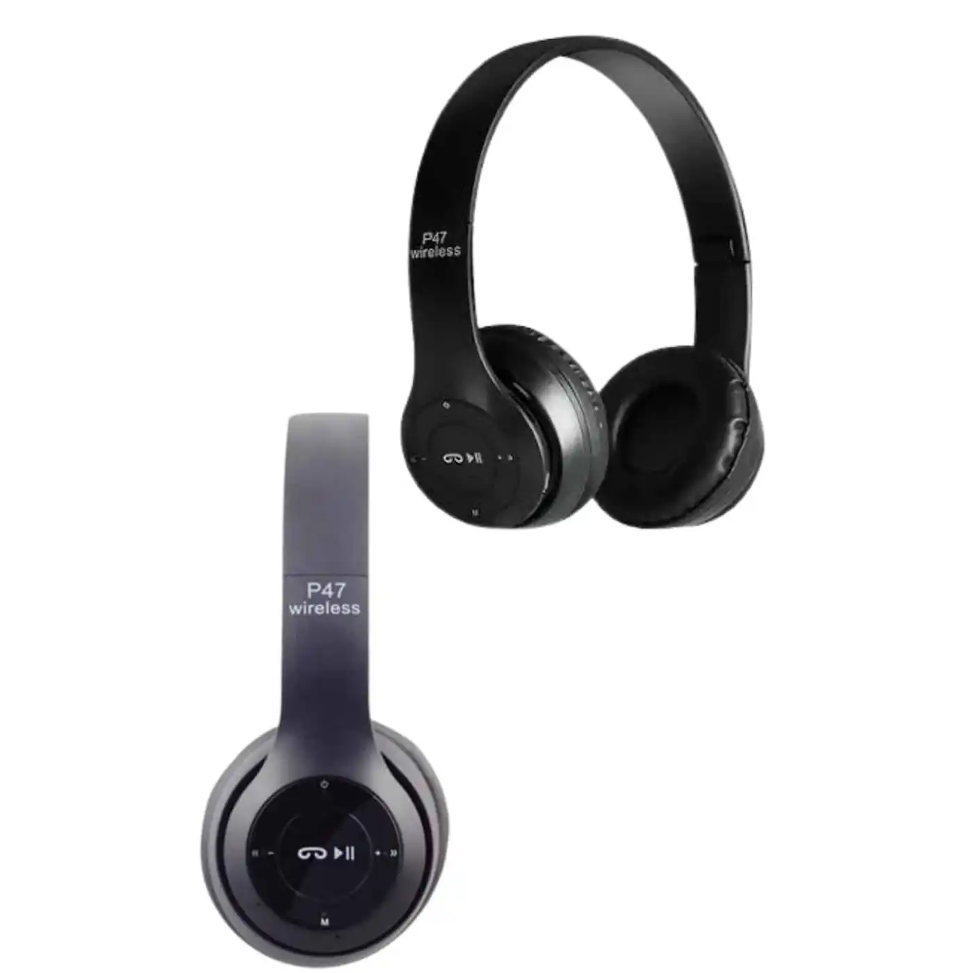 Bluetooth Kablosuz Kulaklık Siyah Wireless 5.0 Kulak Üstü Uzun Pil Ömrü