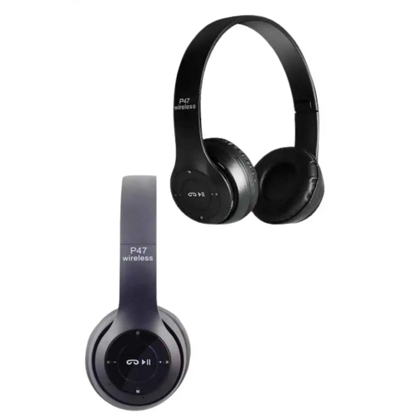 Bluetooth Kablosuz Kulaklık Siyah Wireless 5.0 Kulak Üstü Uzun Pil Ömrü