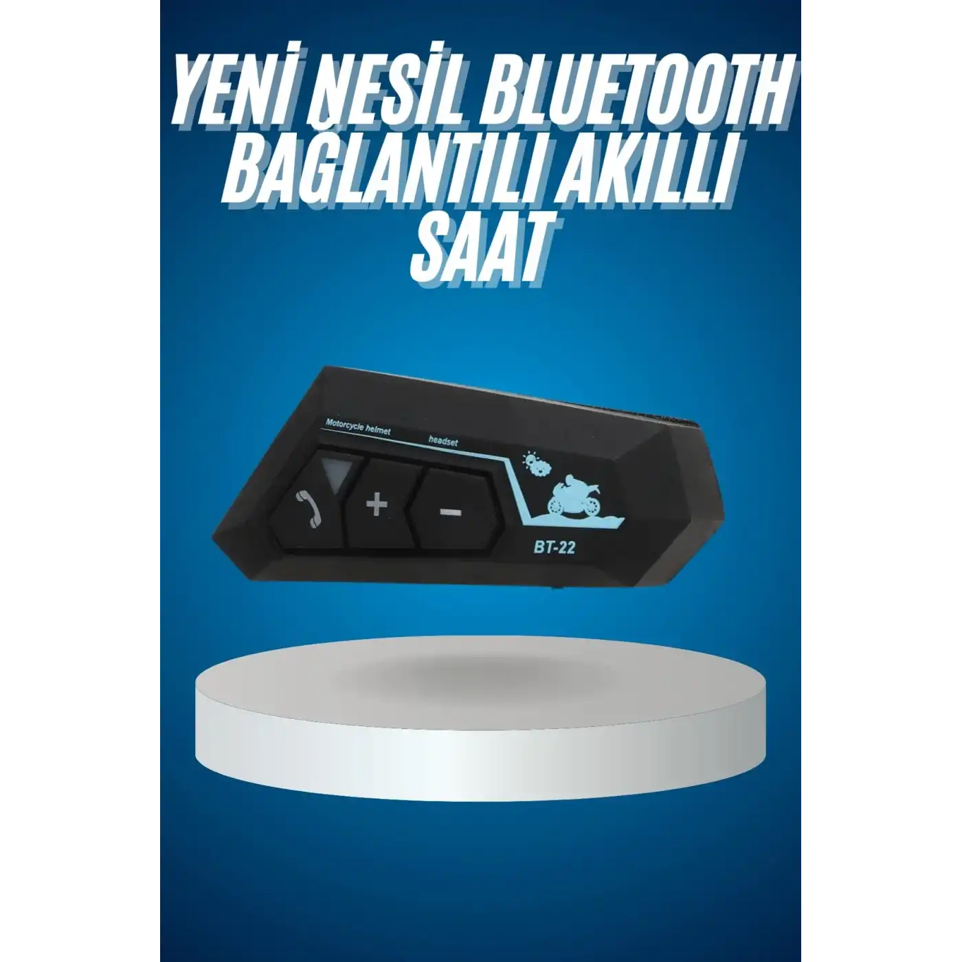 Bluetooth Kask Kulaklığı Intercom 5.0 Bluetooth Android ve İOS Uyumlu