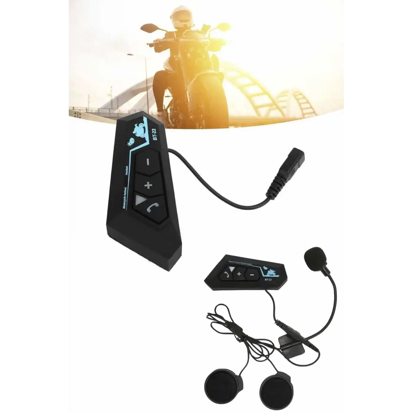 Bluetooth Kask Kulaklığı Intercom 5.0 Bluetooth Android ve İOS Uyumlu Yeni Nesil