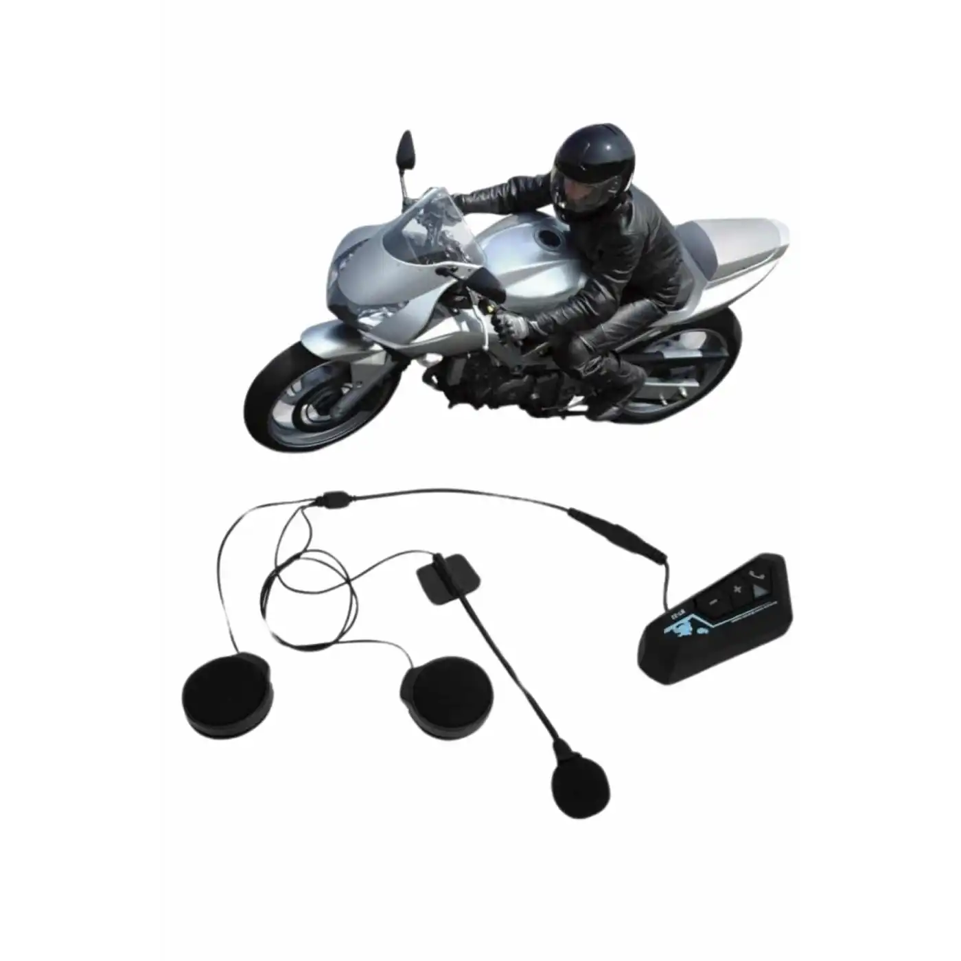 Bluetooth Kask Kulaklığı Intercom 5.0 Bluetooth Android ve İOS Uyumlu Yeni Nesil