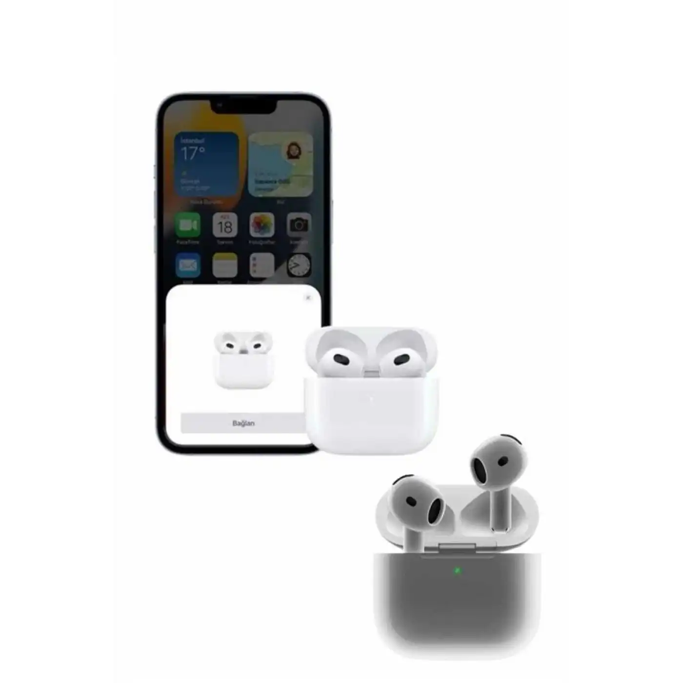 Bluetooth Kulaklık 3. Nesil Ios Android Uyumlu Yeni Nesil Wireless Charge