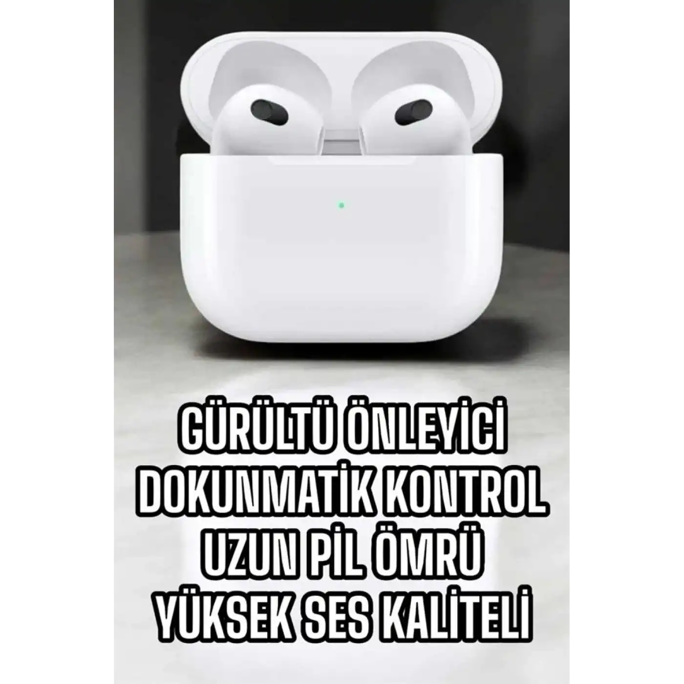 Bluetooth Kulaklık 3.Nesil Kablosuz Uzun Pil Ömrü Dokunmatik Kontrol Yeni Nesil