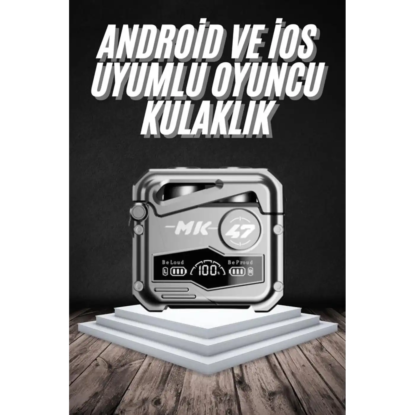 Bluetooth Kulaklık Dokunmatik Kontrol Tws kablosuz kulaklık Hi-fi Stereo