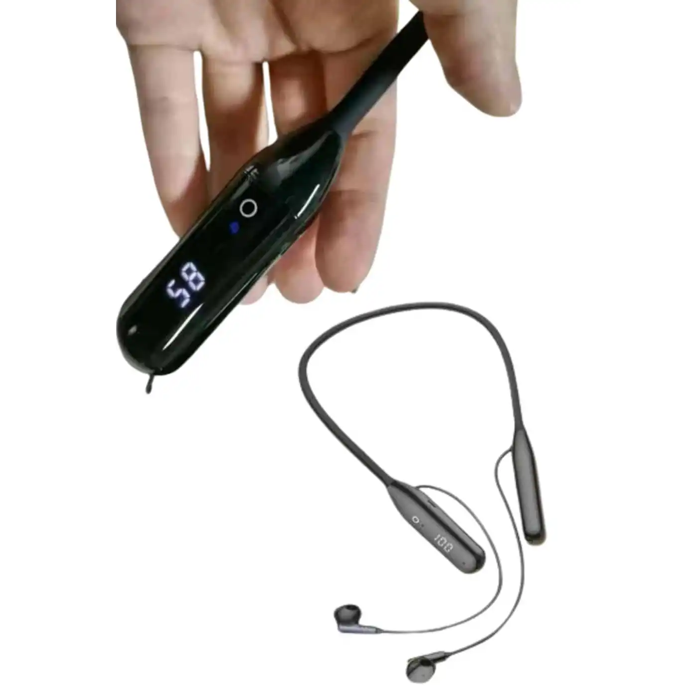 Bluetooth Kulaklık Kablolu Android ve İOS Uyumlu ANC Özellikli 100 saat sarj
